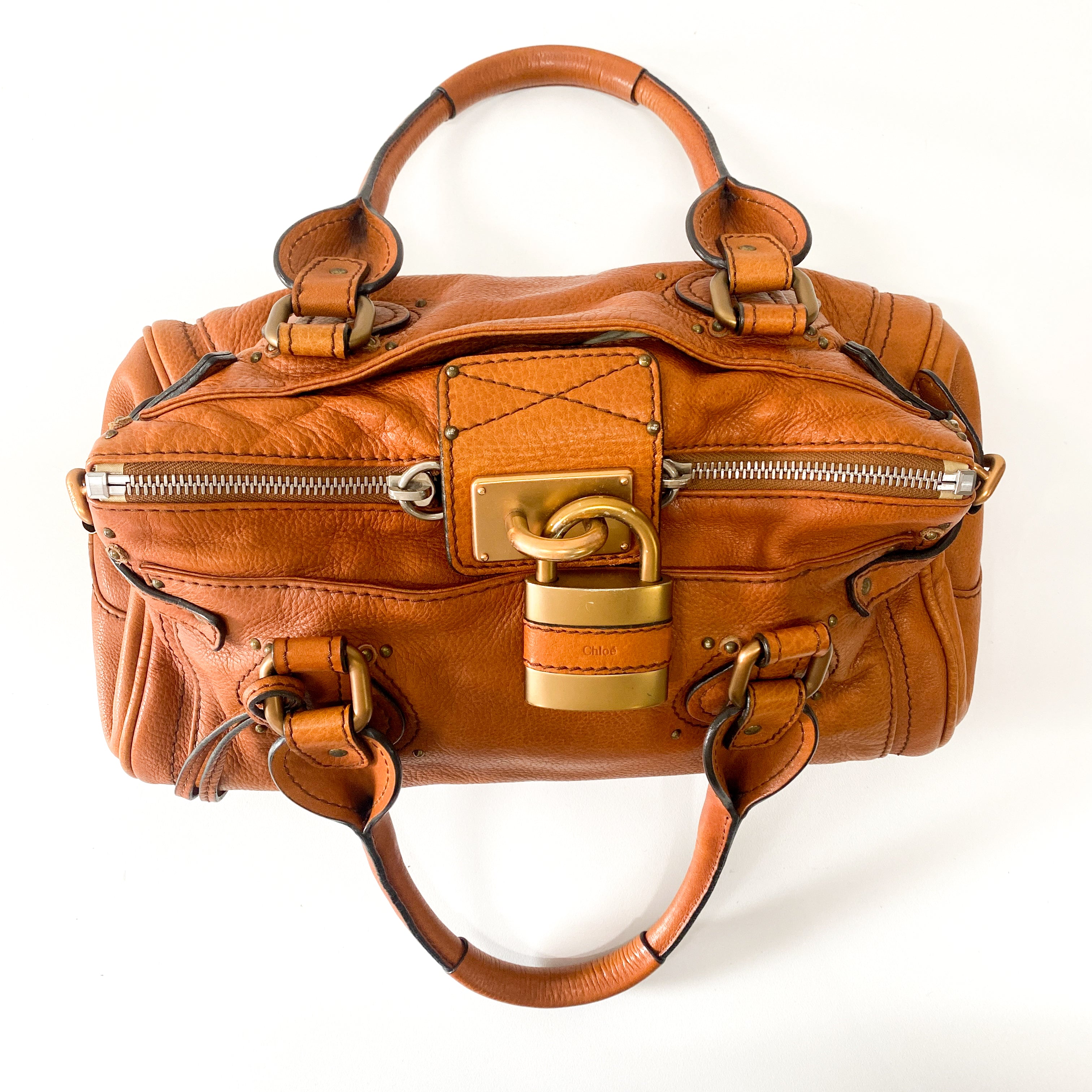 Paddington Brown Leather Shoulder Bag