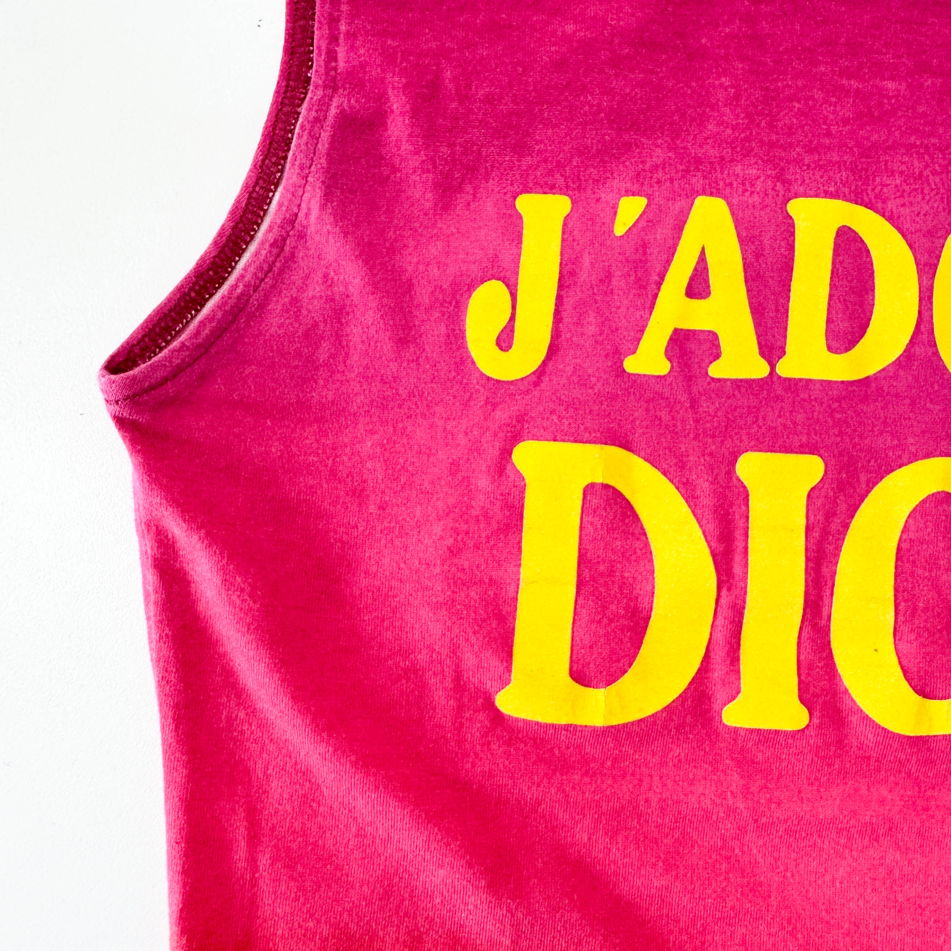 J'Adore Dior Size 6 Multi-colour Cotton Tank Top