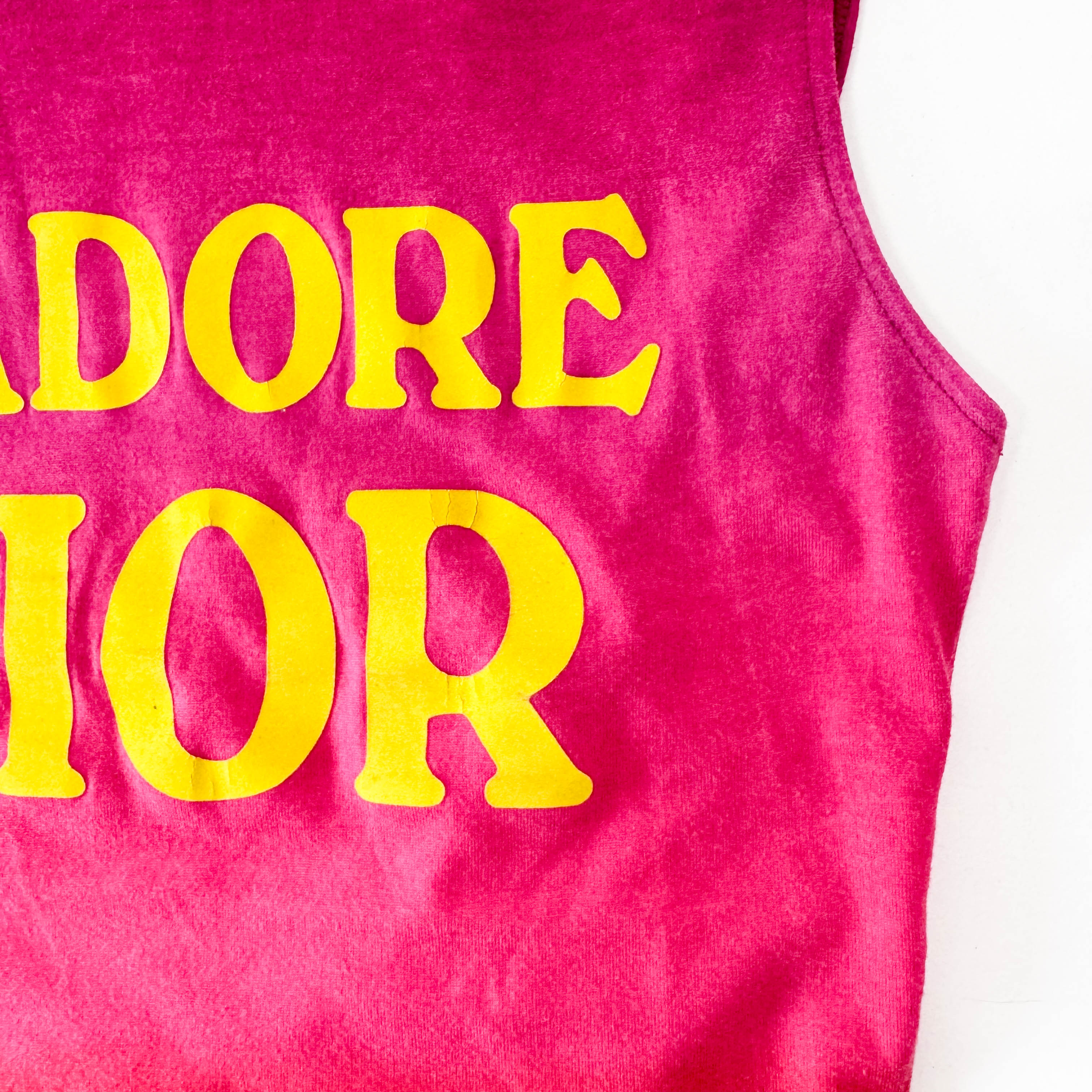 J'Adore Dior Size 6 Multi-colour Cotton Tank Top