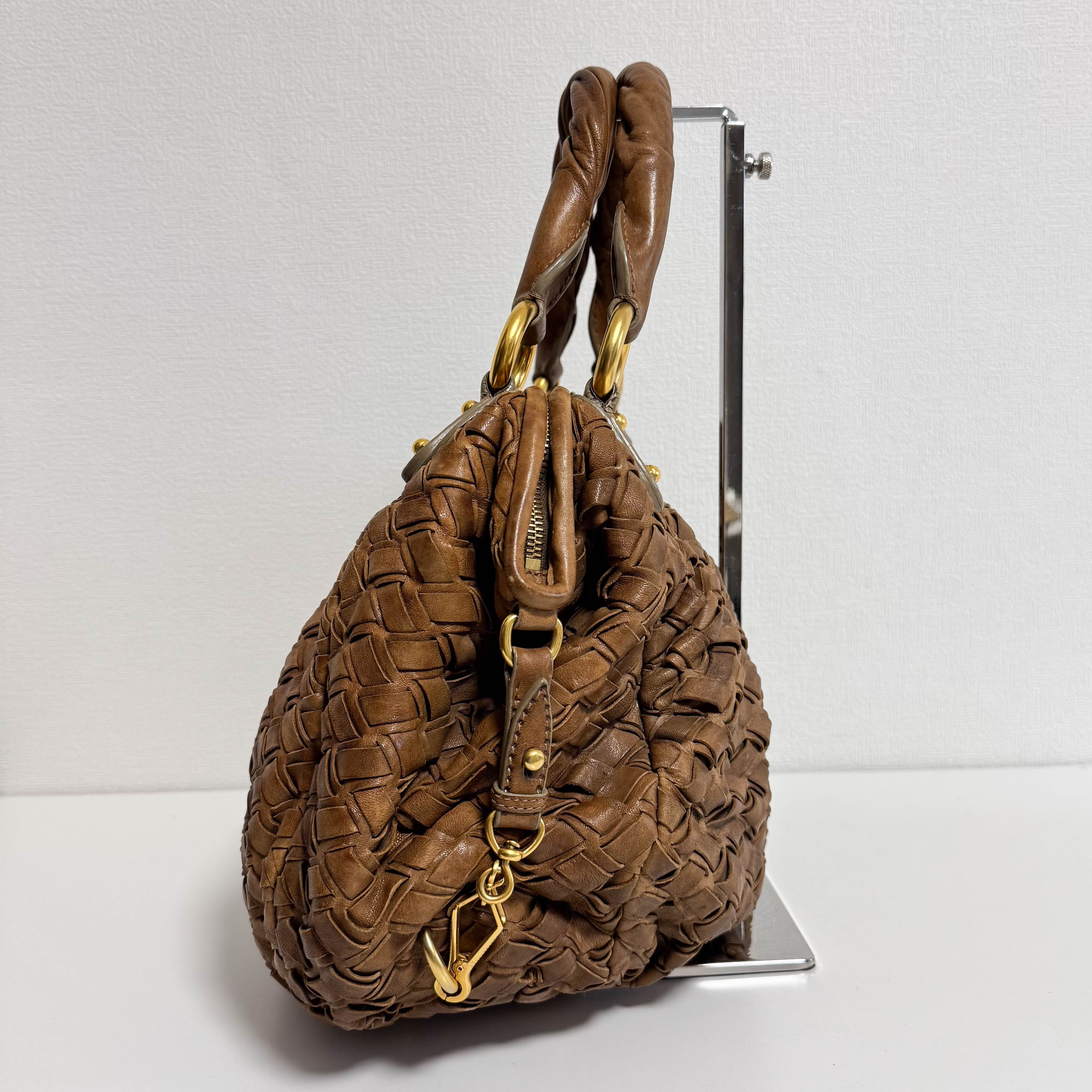 Archive Brown Leather Shoulder Bag