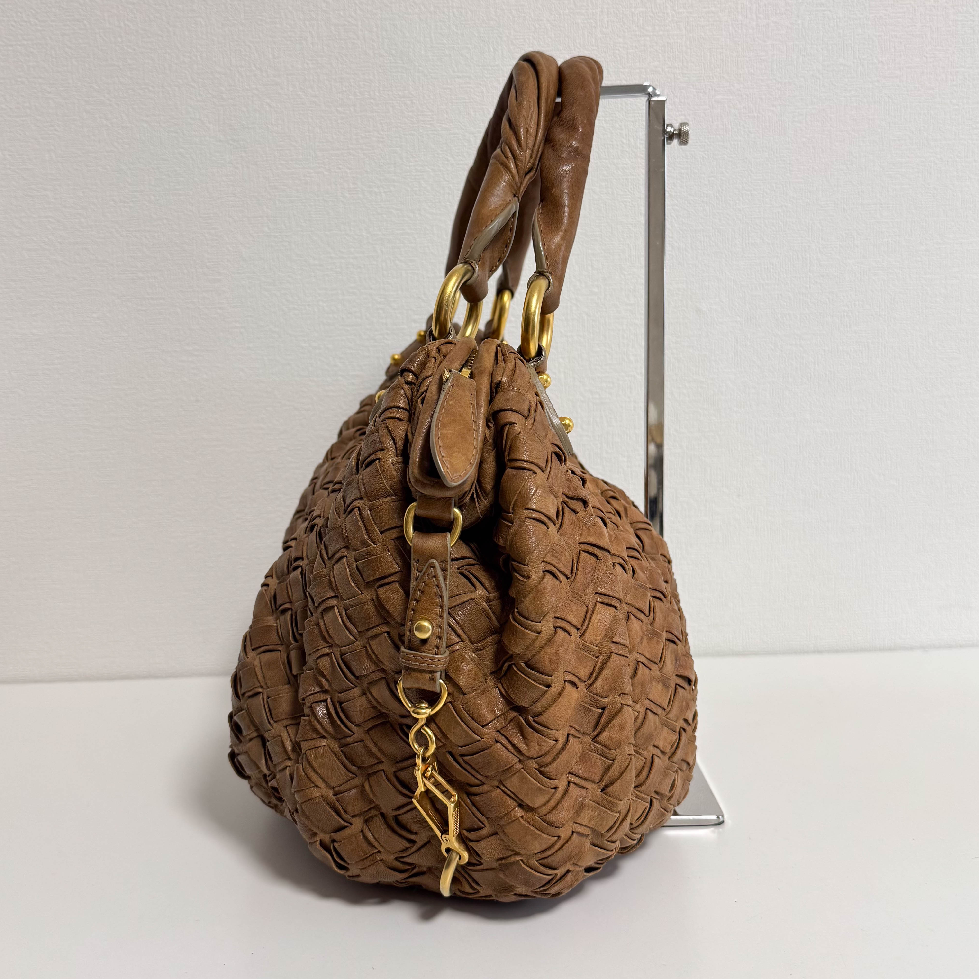 Archive Brown Leather Shoulder Bag