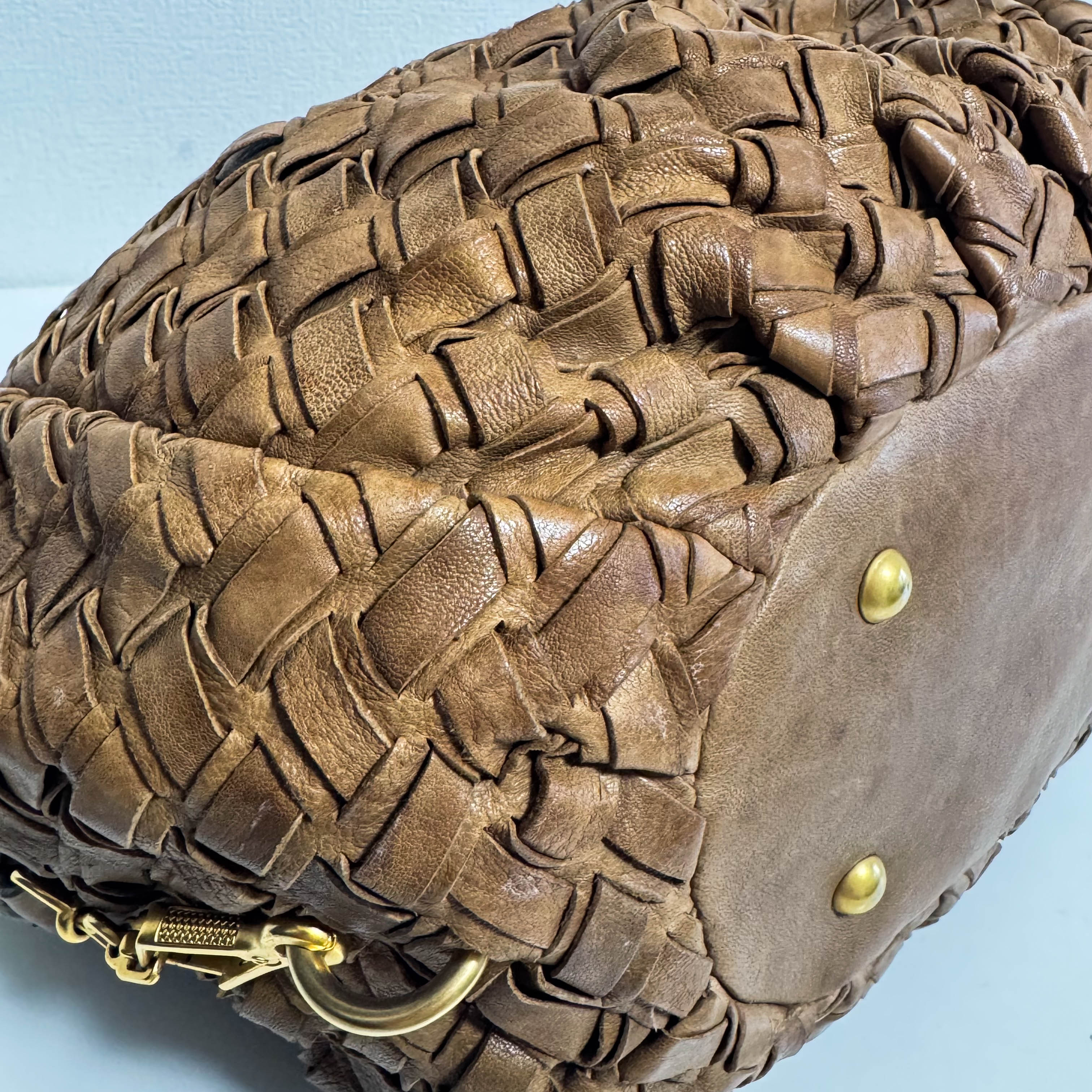 Archive Brown Leather Shoulder Bag