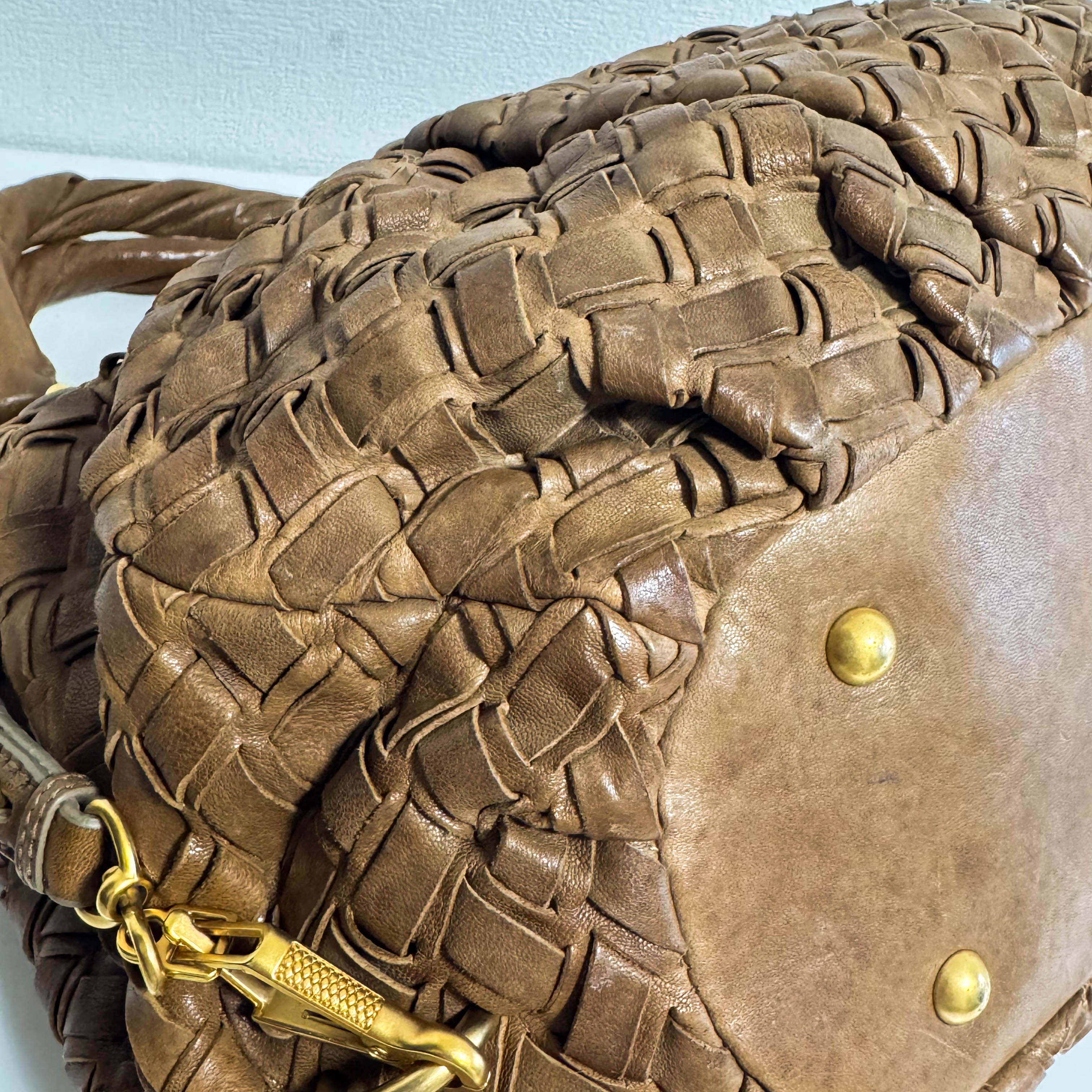 Archive Brown Leather Shoulder Bag