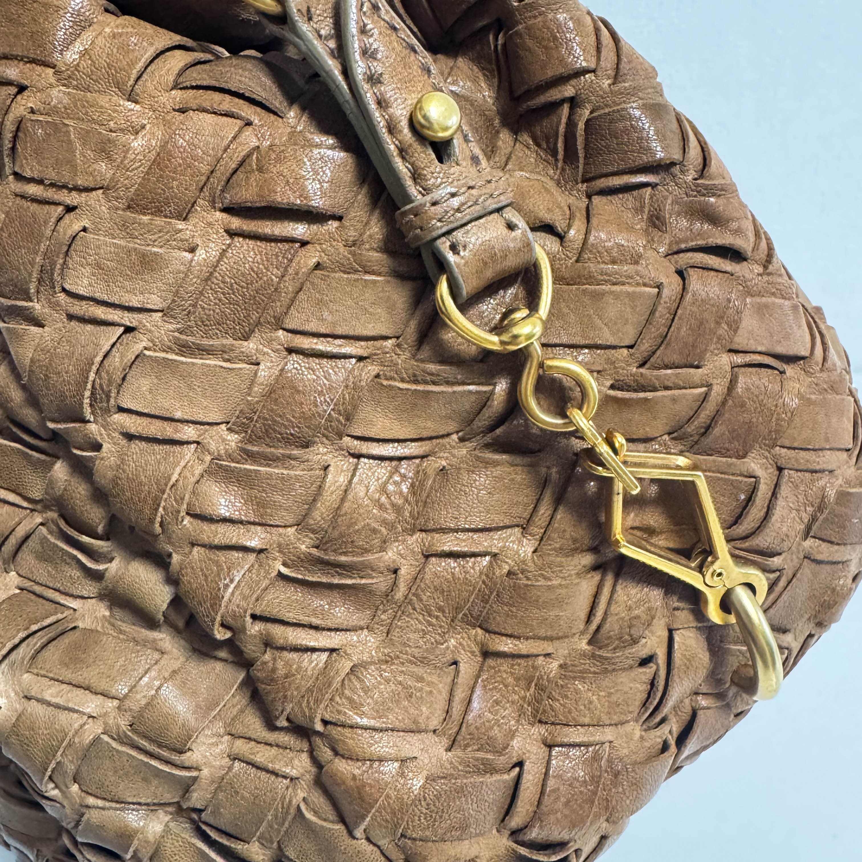 Archive Brown Leather Shoulder Bag