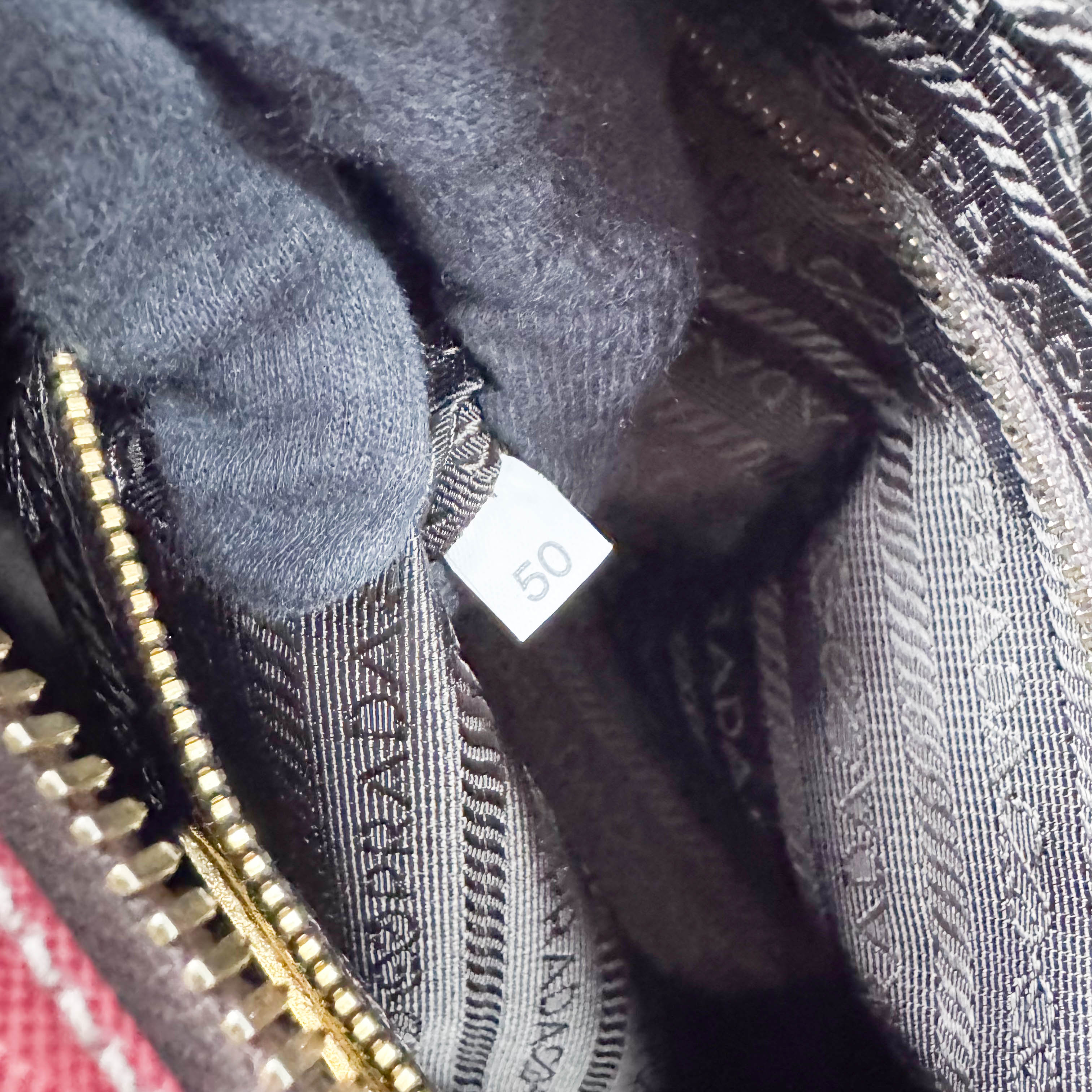 Red Saffiano Leather Bag