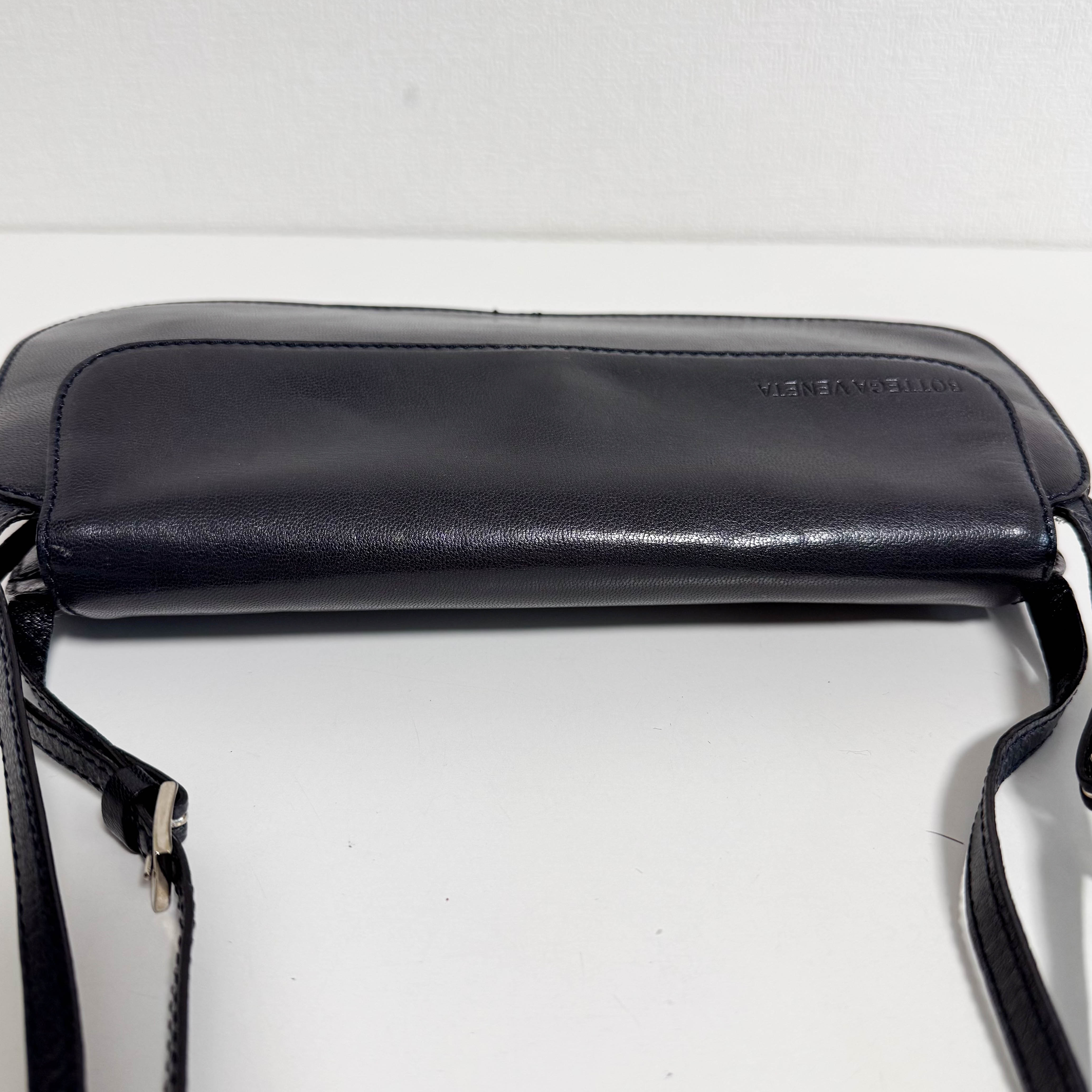 Arvhive Black Leather Shoulder Bag
