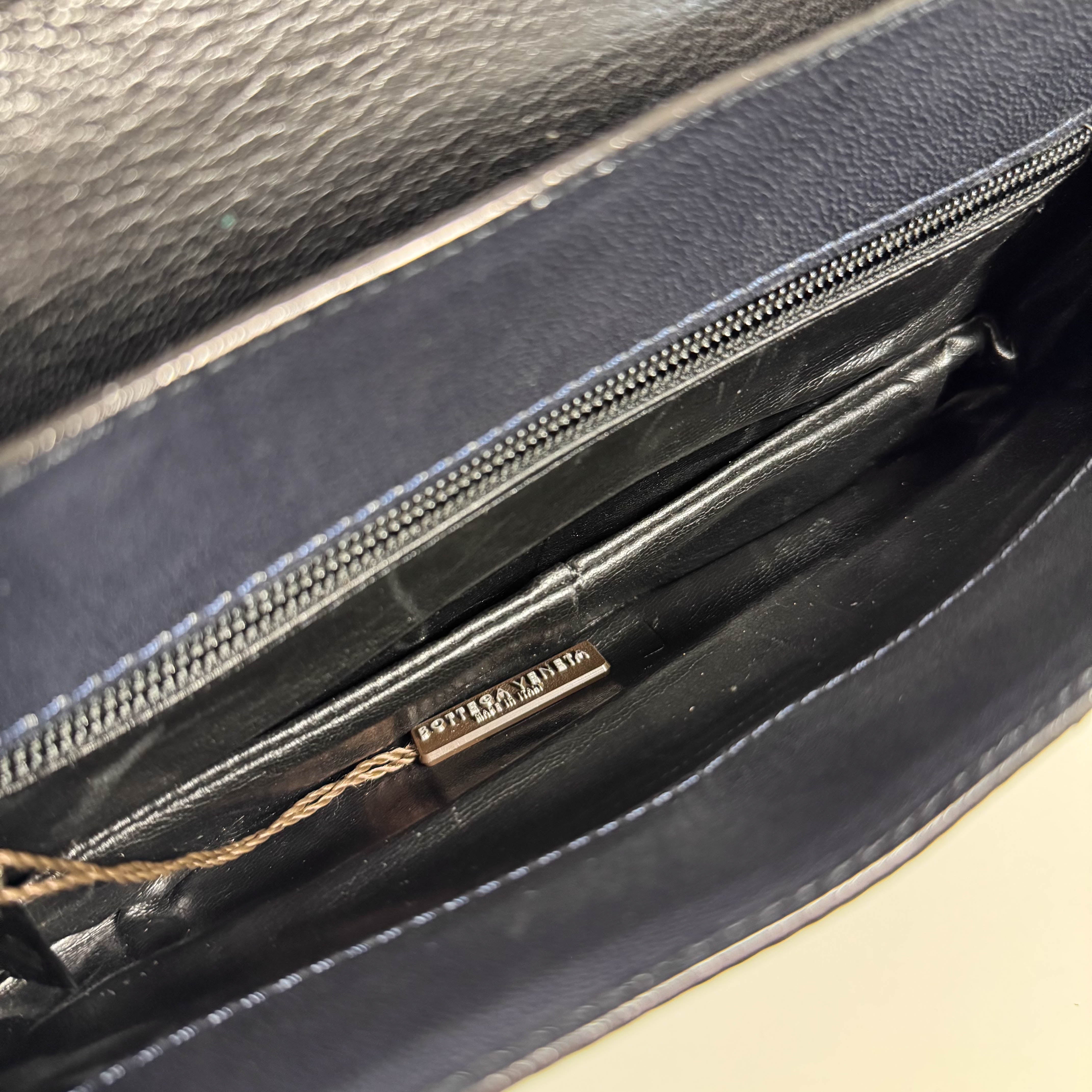 Arvhive Black Leather Shoulder Bag