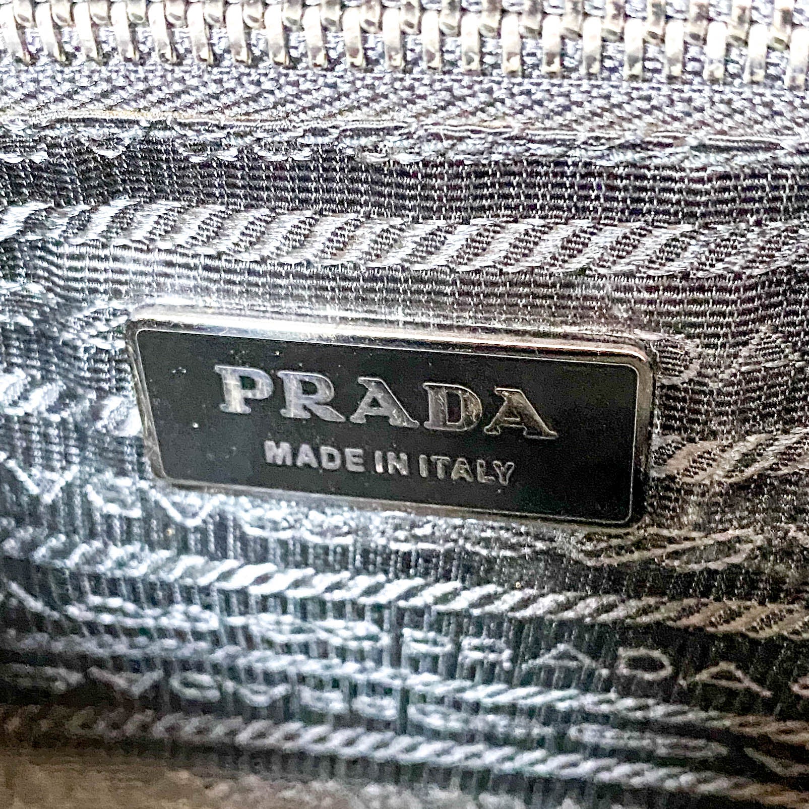 Gingham Rhinestone Hardware Shoulder Bag