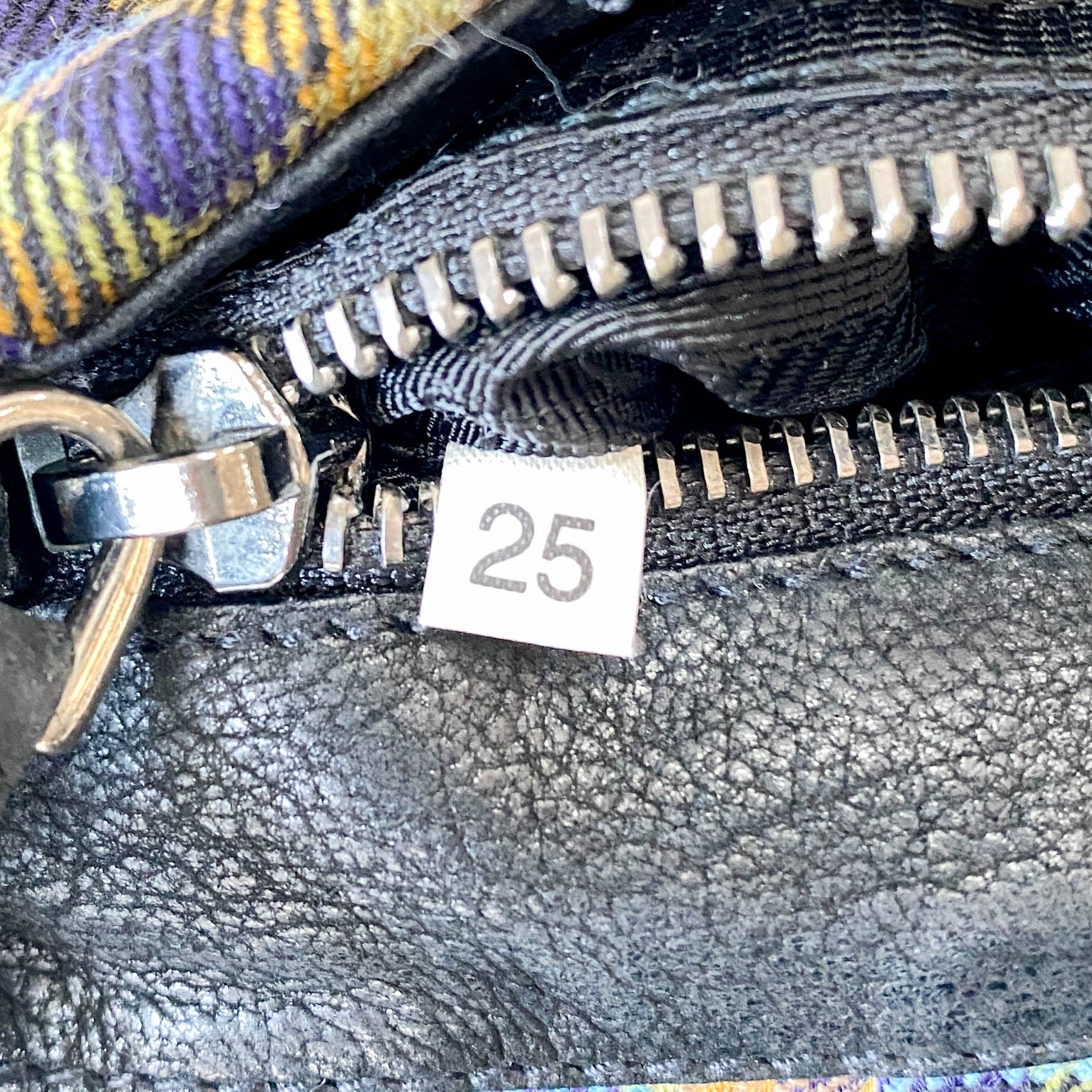 Gingham Rhinestone Hardware Shoulder Bag