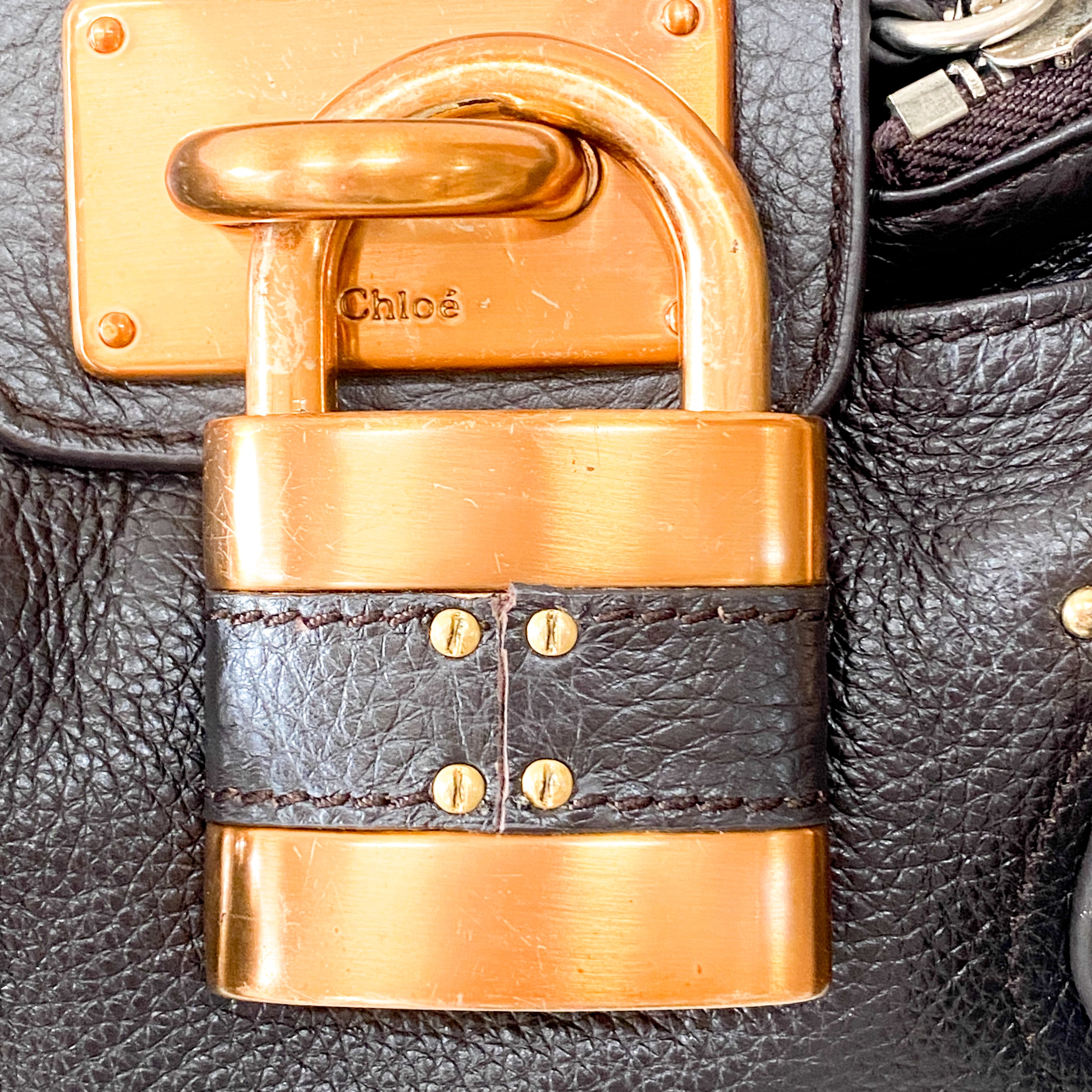 Paddington Black Leather Shoulder Bag