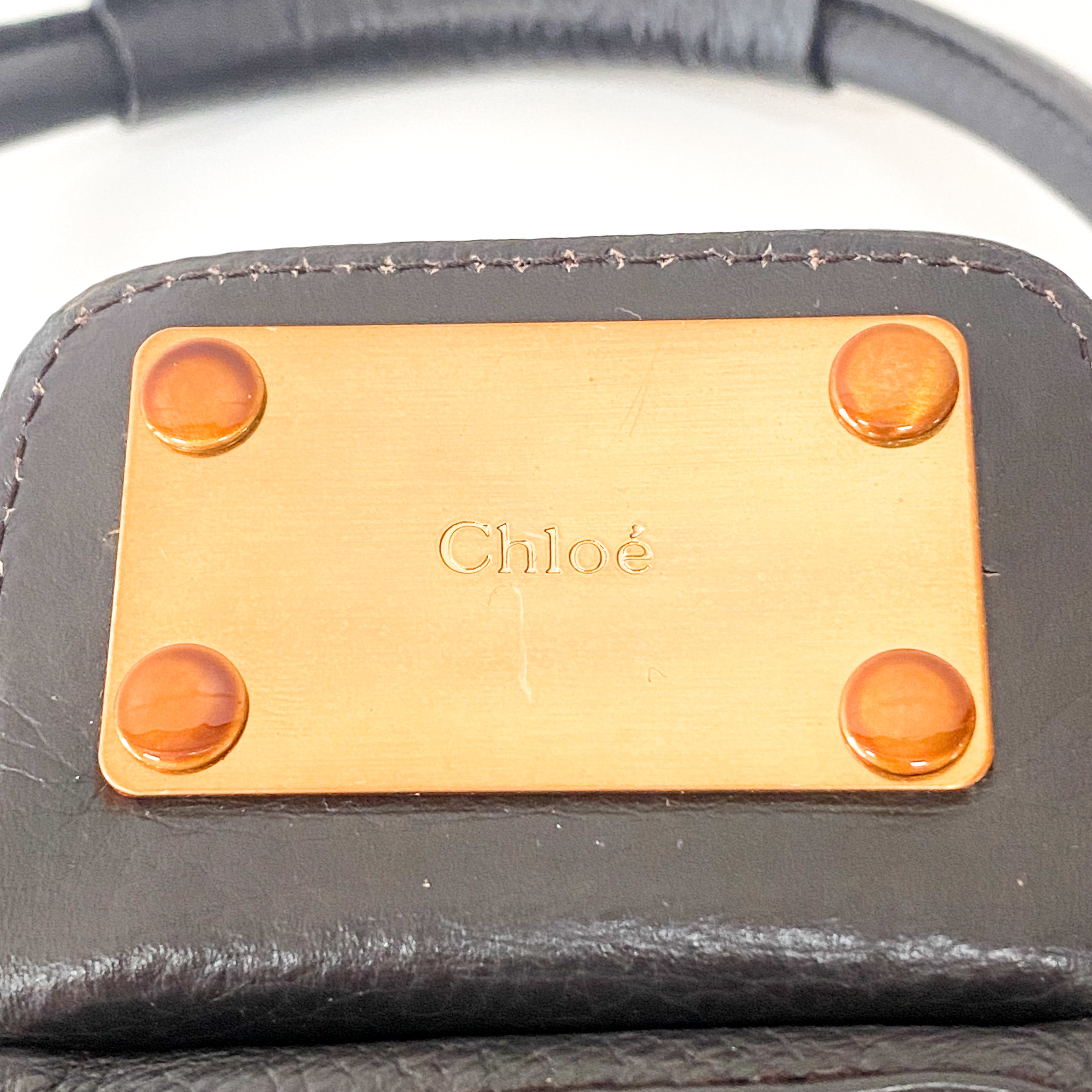 Paddington Black Leather Shoulder Bag