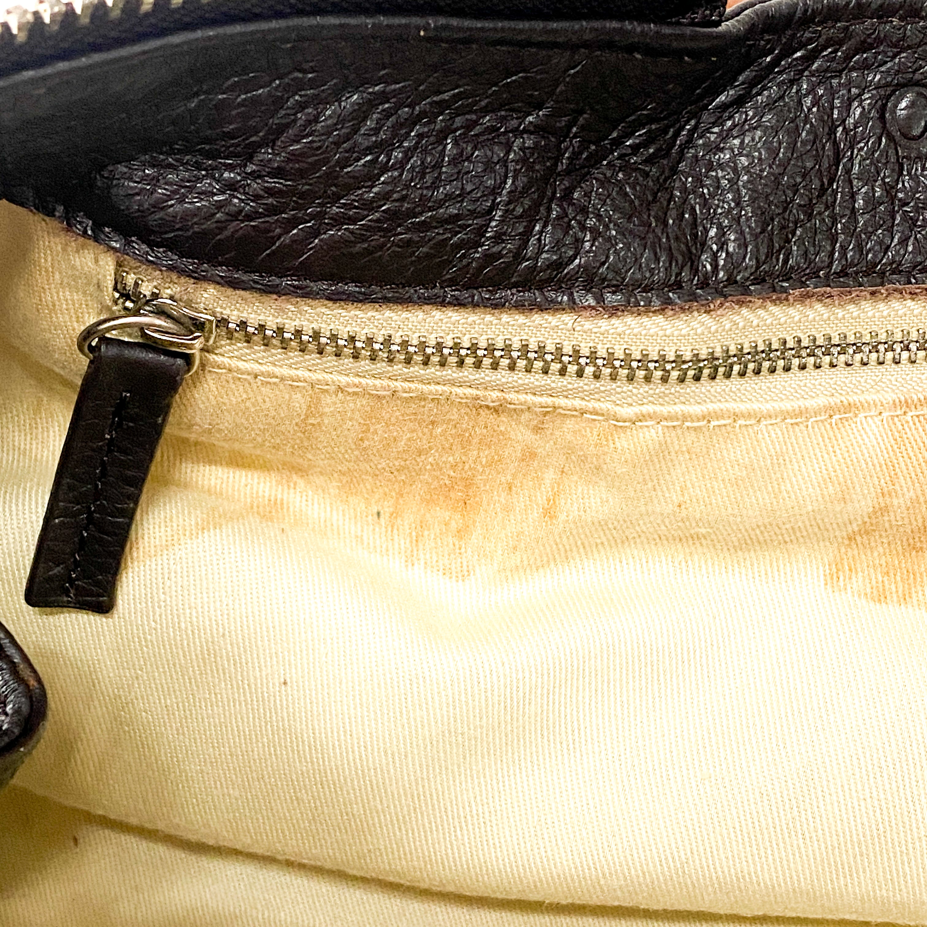 Paddington Black Leather Shoulder Bag