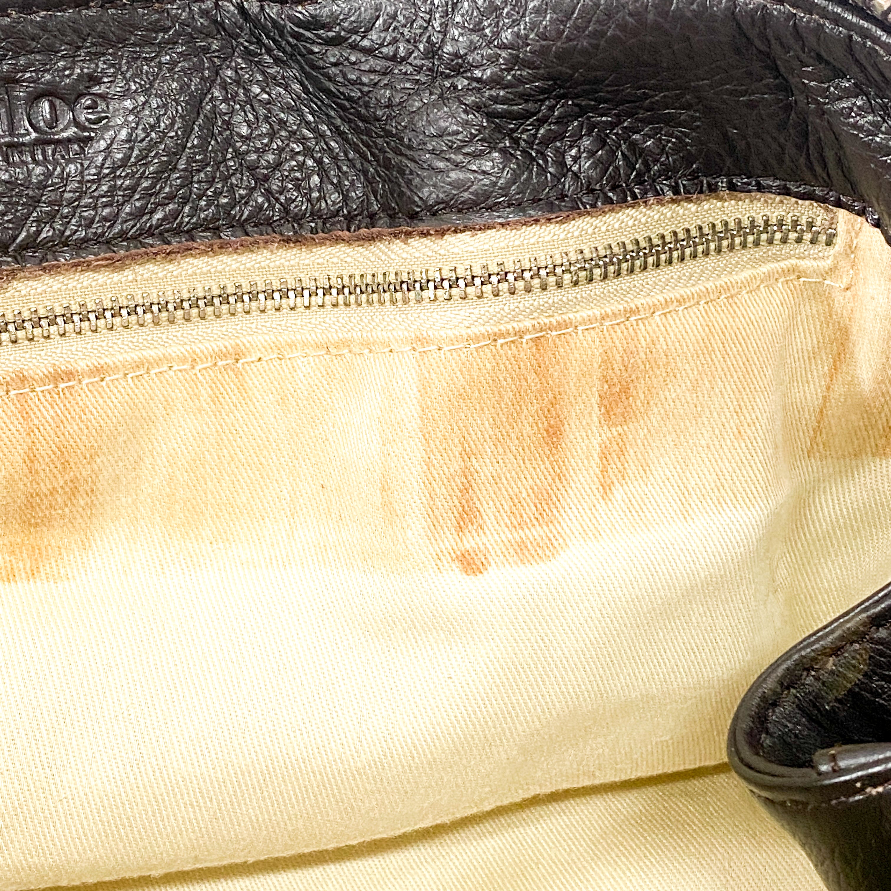 Paddington Black Leather Shoulder Bag