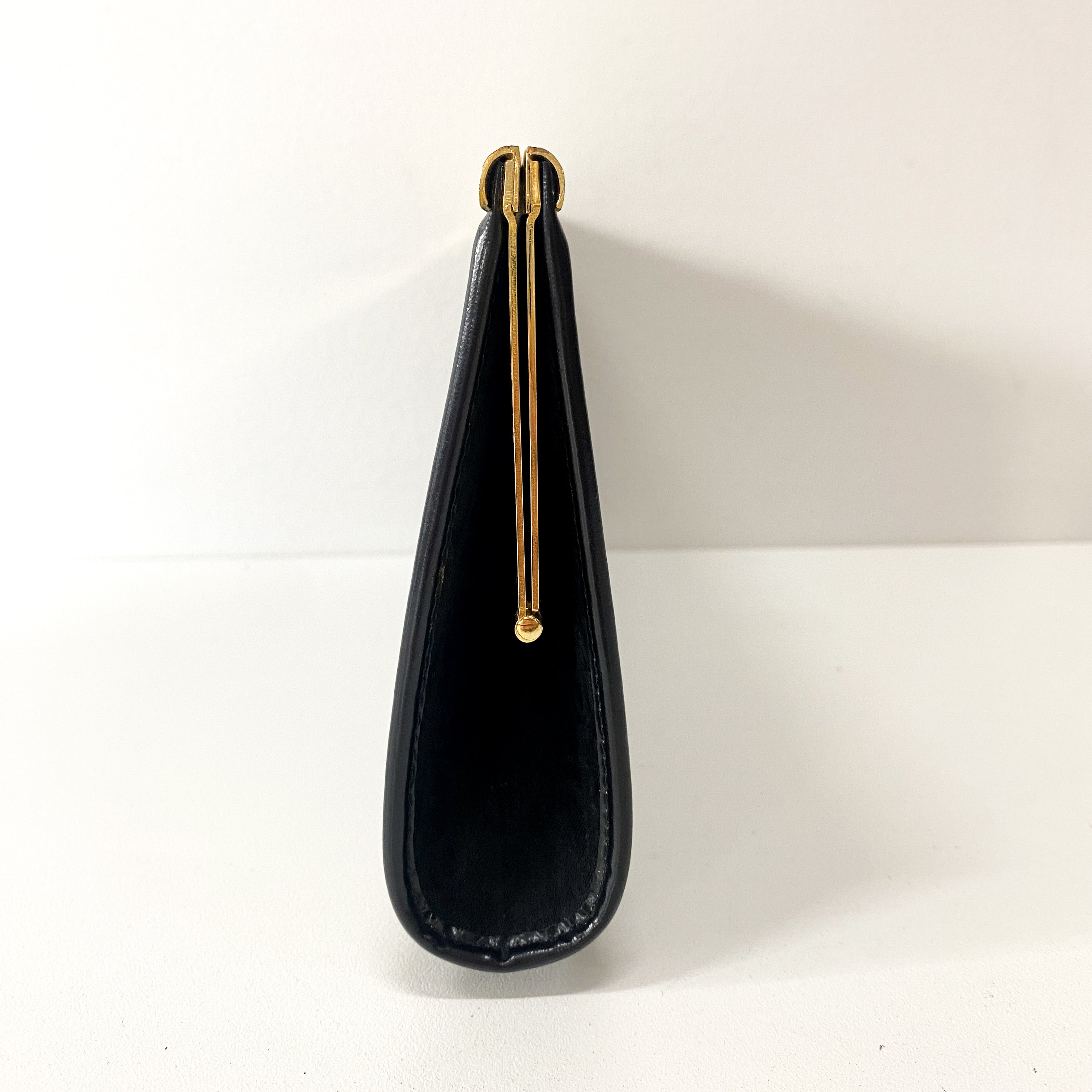 Trotter Black Canvas Clutch Bag