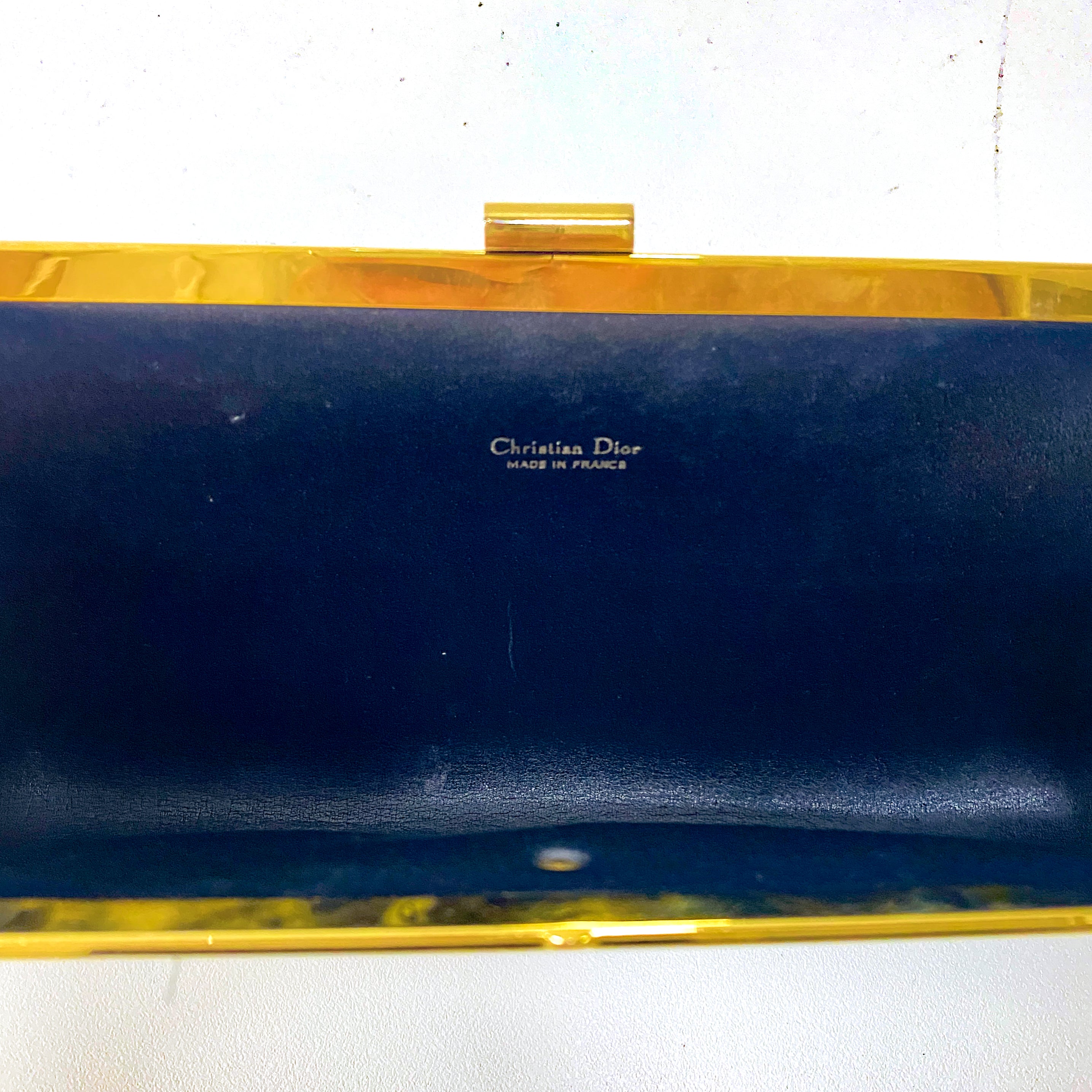 Trotter Black Canvas Clutch Bag