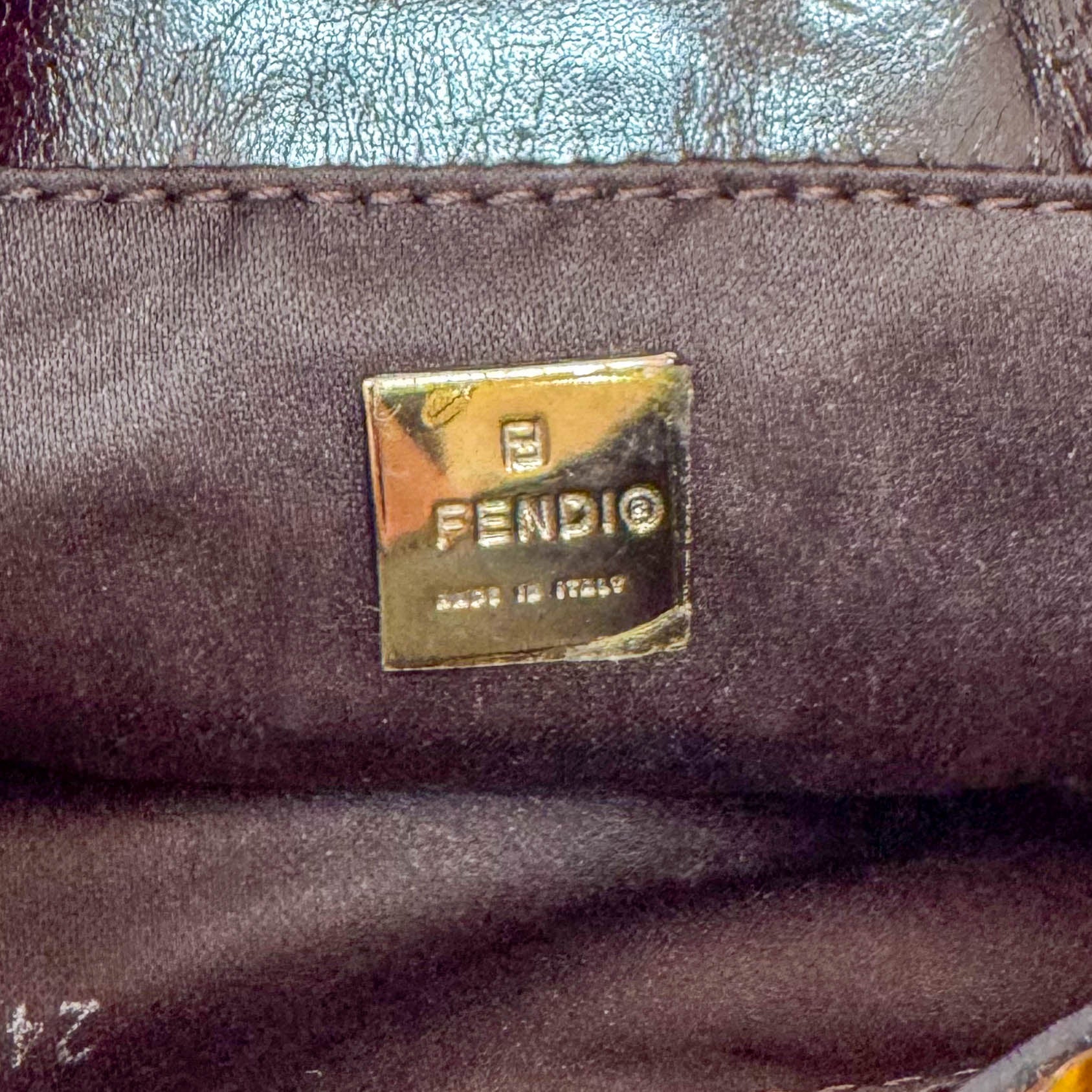 Croissant Sequin Mini Gold Beaded Handbag