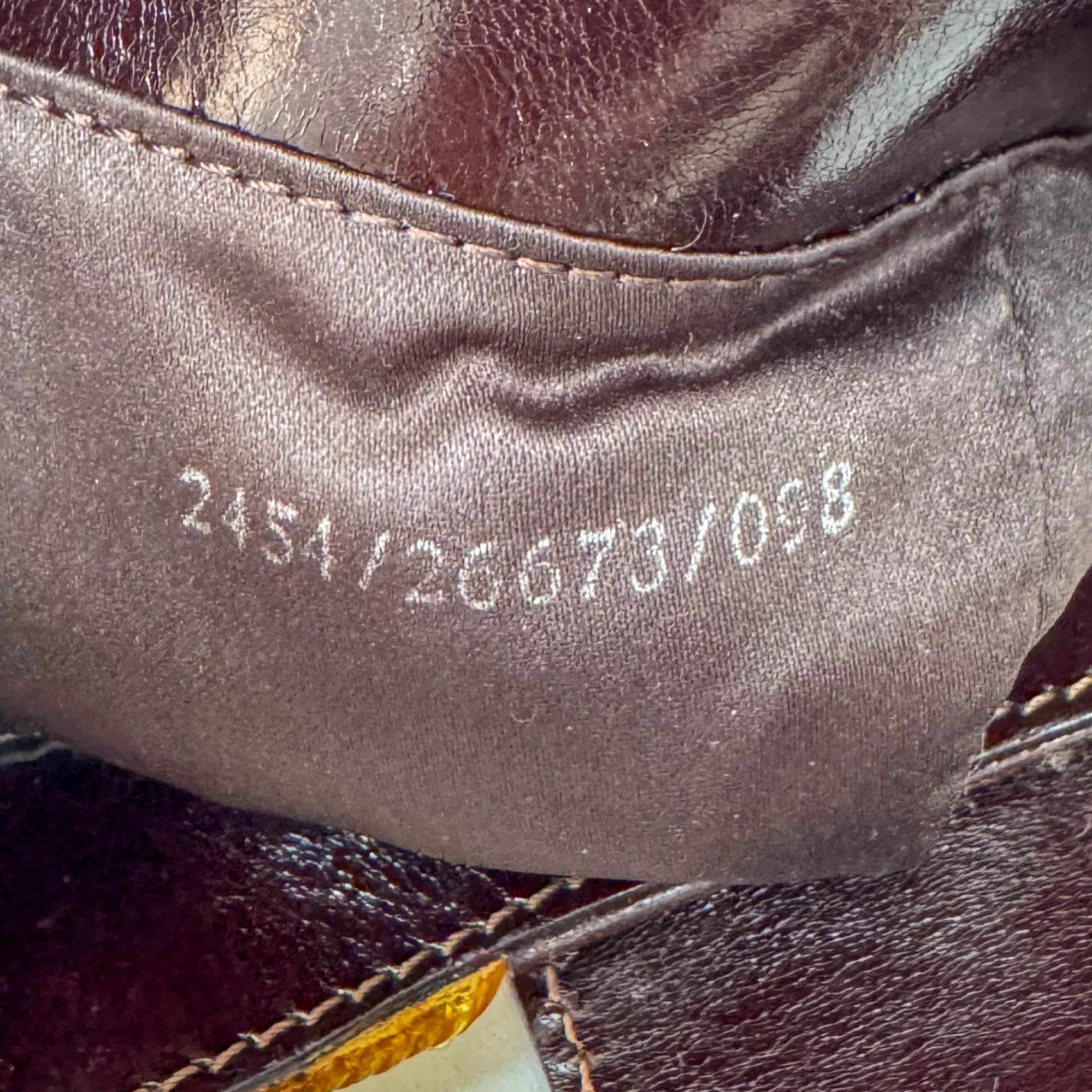 Croissant Sequin Mini Gold Beaded Handbag