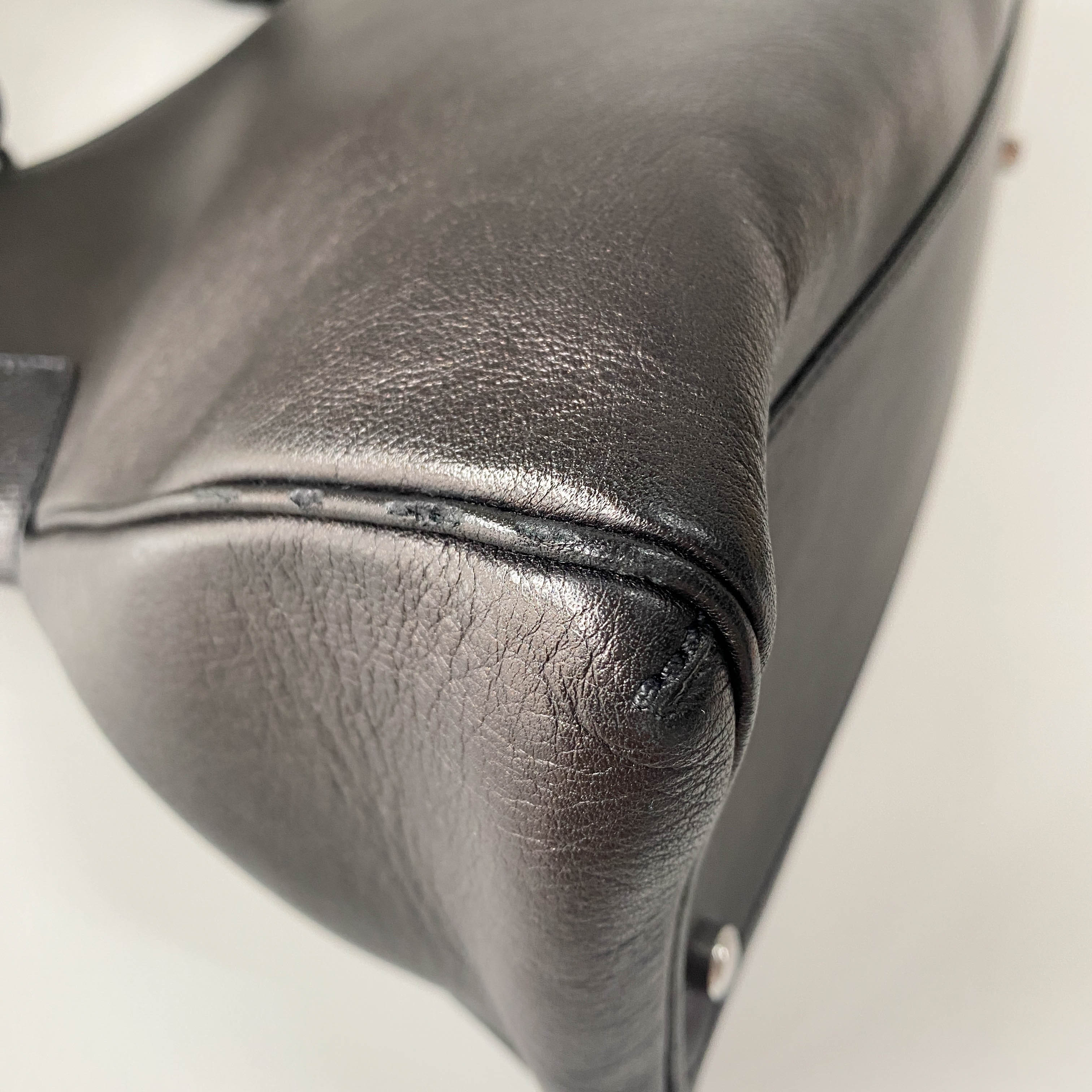 Marcello Black Calfskin Leather Handbag