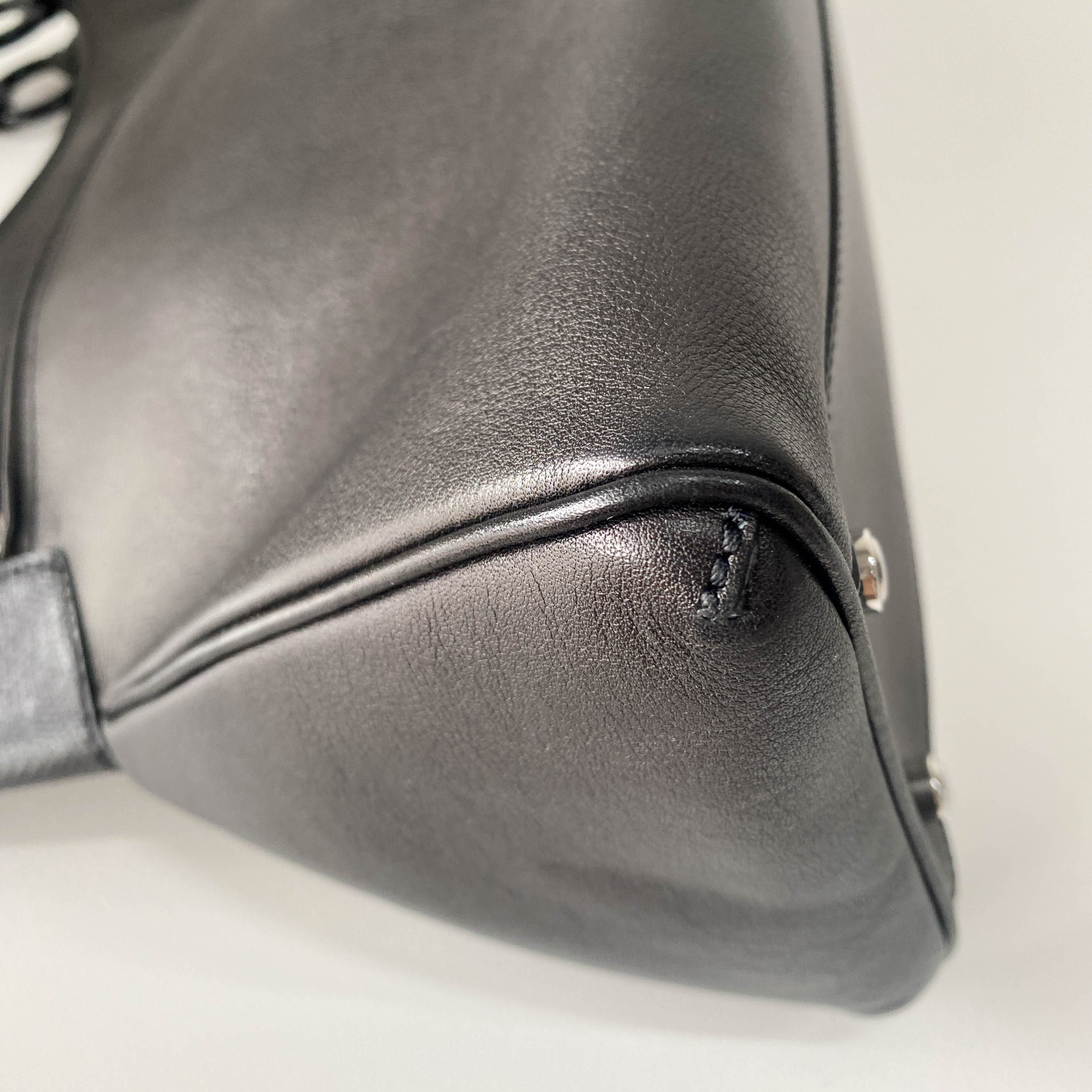 Marcello Black Calfskin Leather Handbag