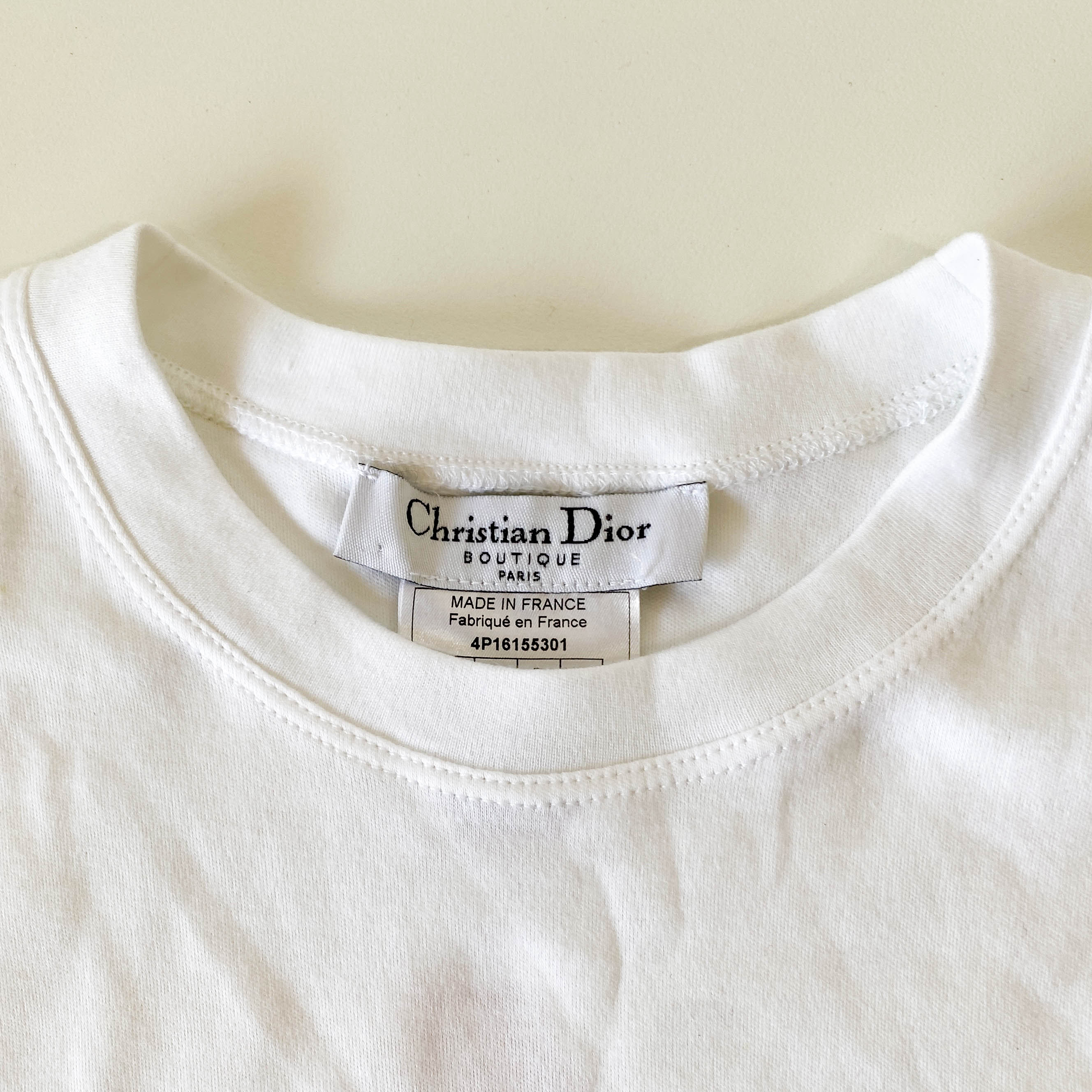 J'ADORE White T-Shirt SIZE 6