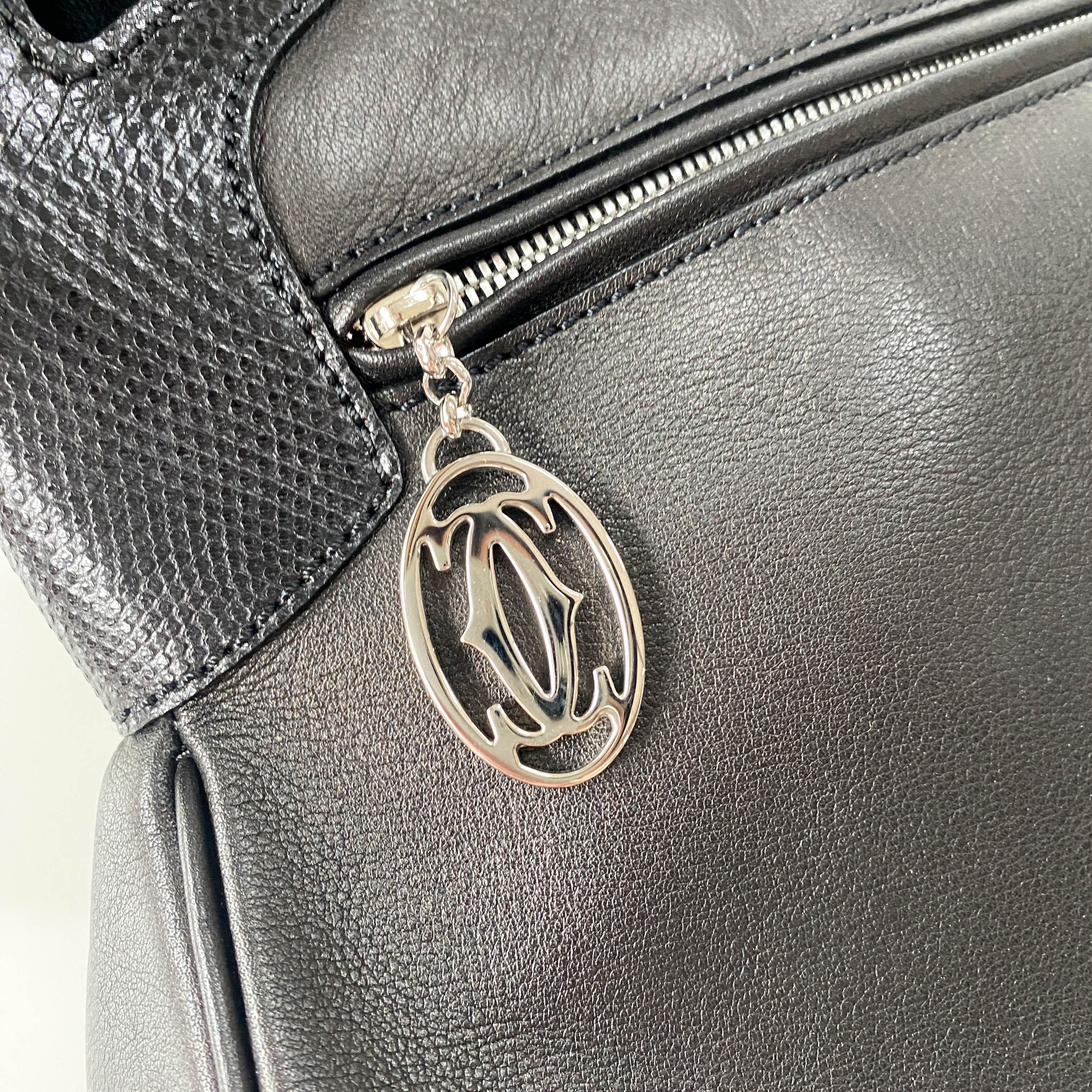 Marcello Black Calfskin Leather Handbag