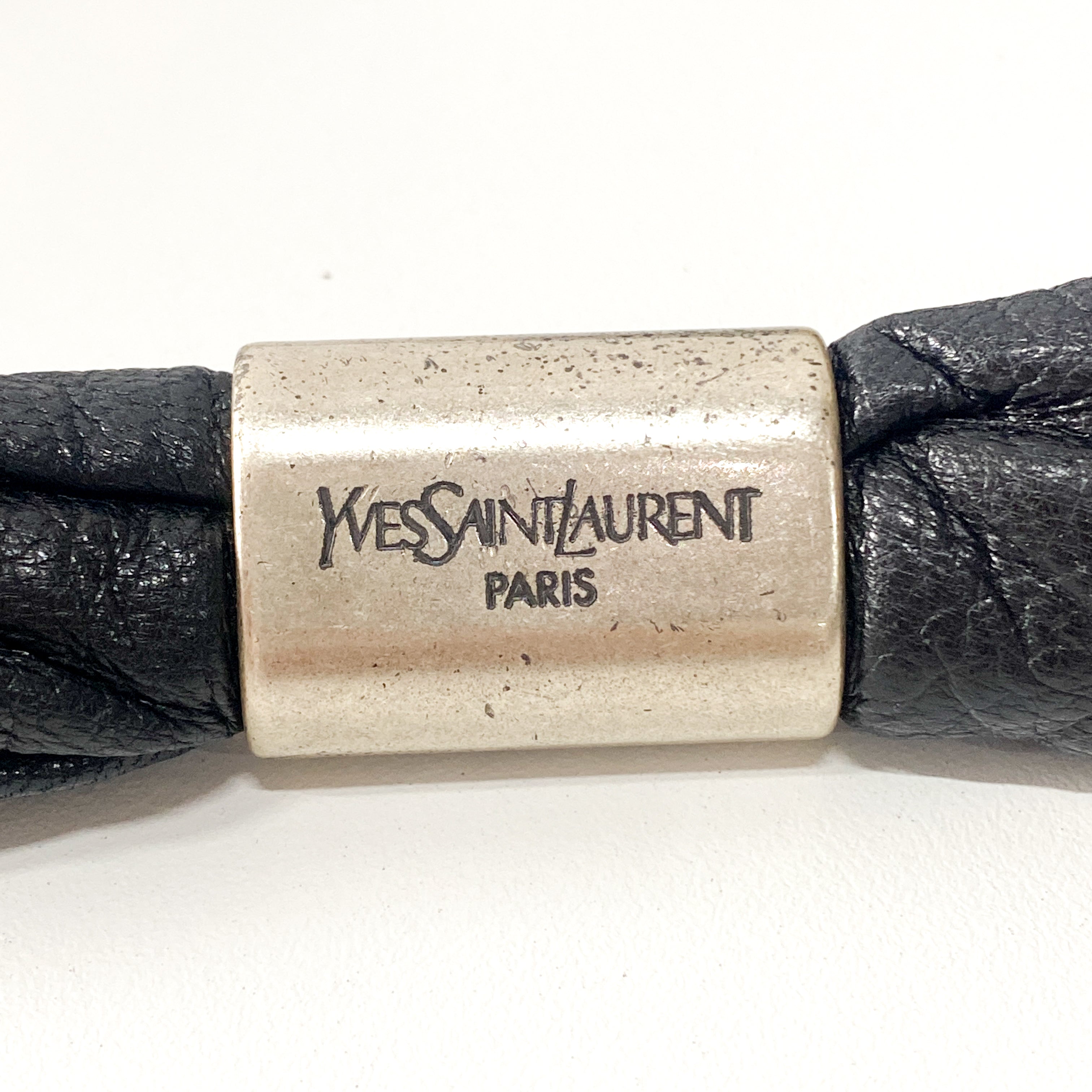 Saint-Tropez Black Leather Shoulder Bag