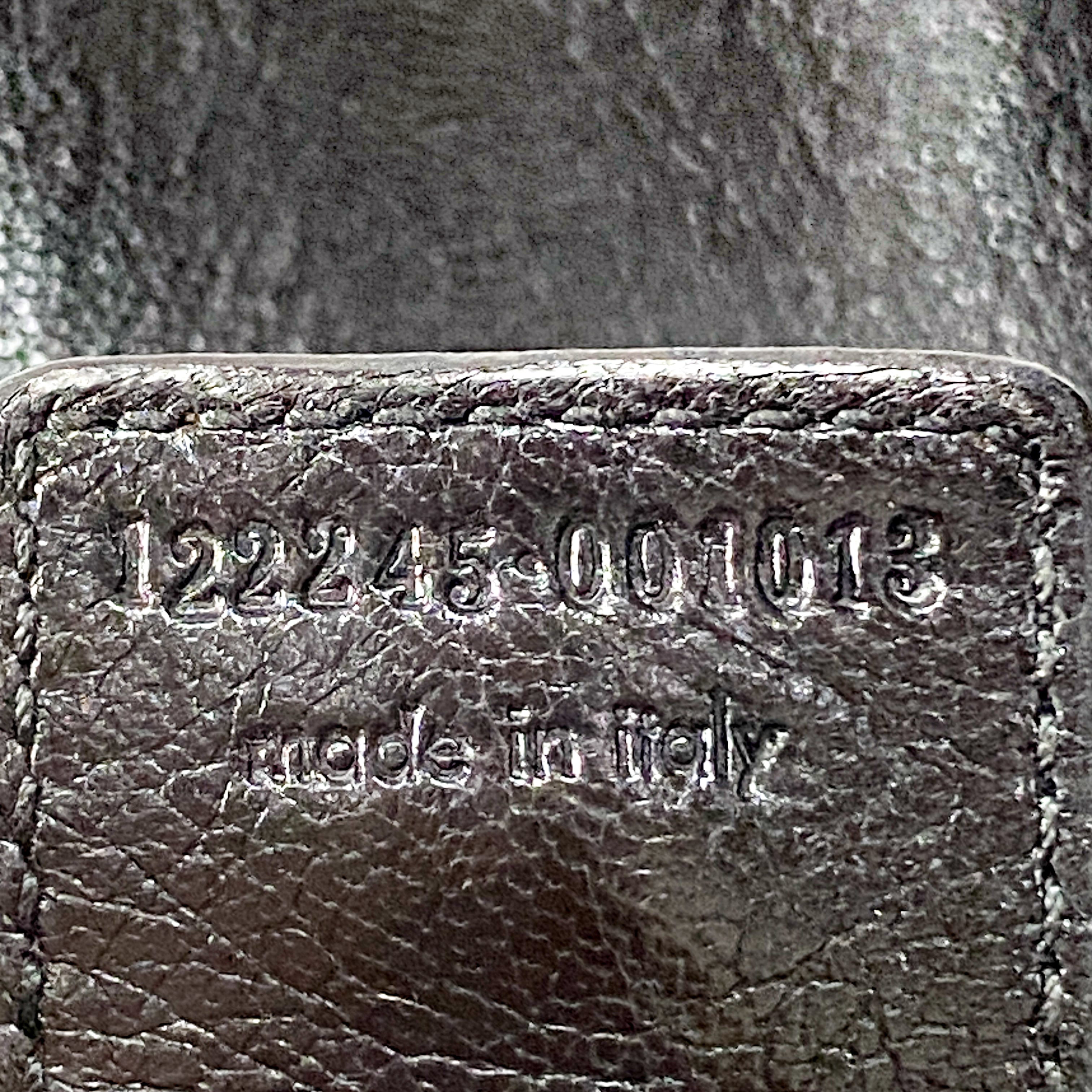 Saint-Tropez Black Leather Shoulder Bag