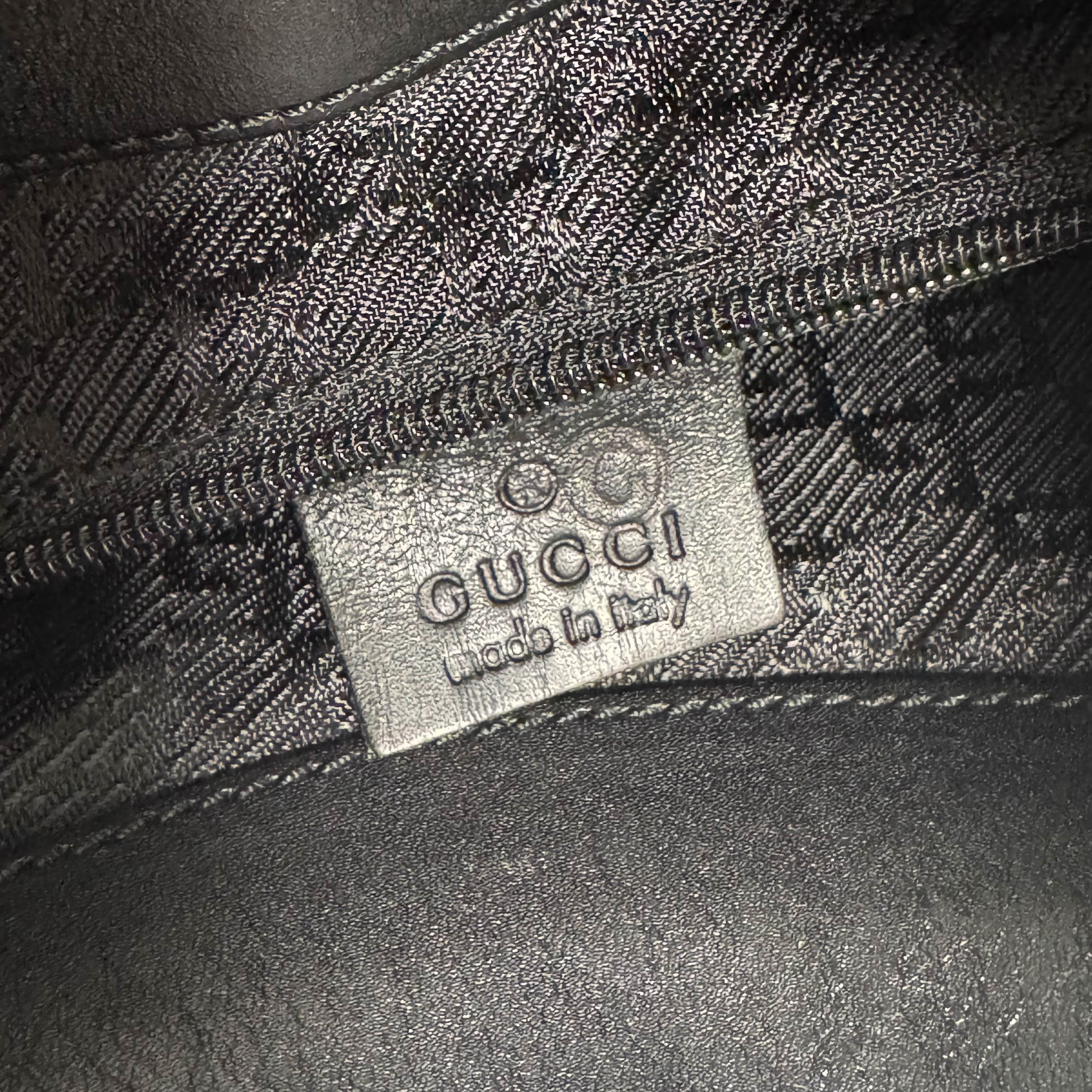 Vintage Black Suede Shoulder Bag