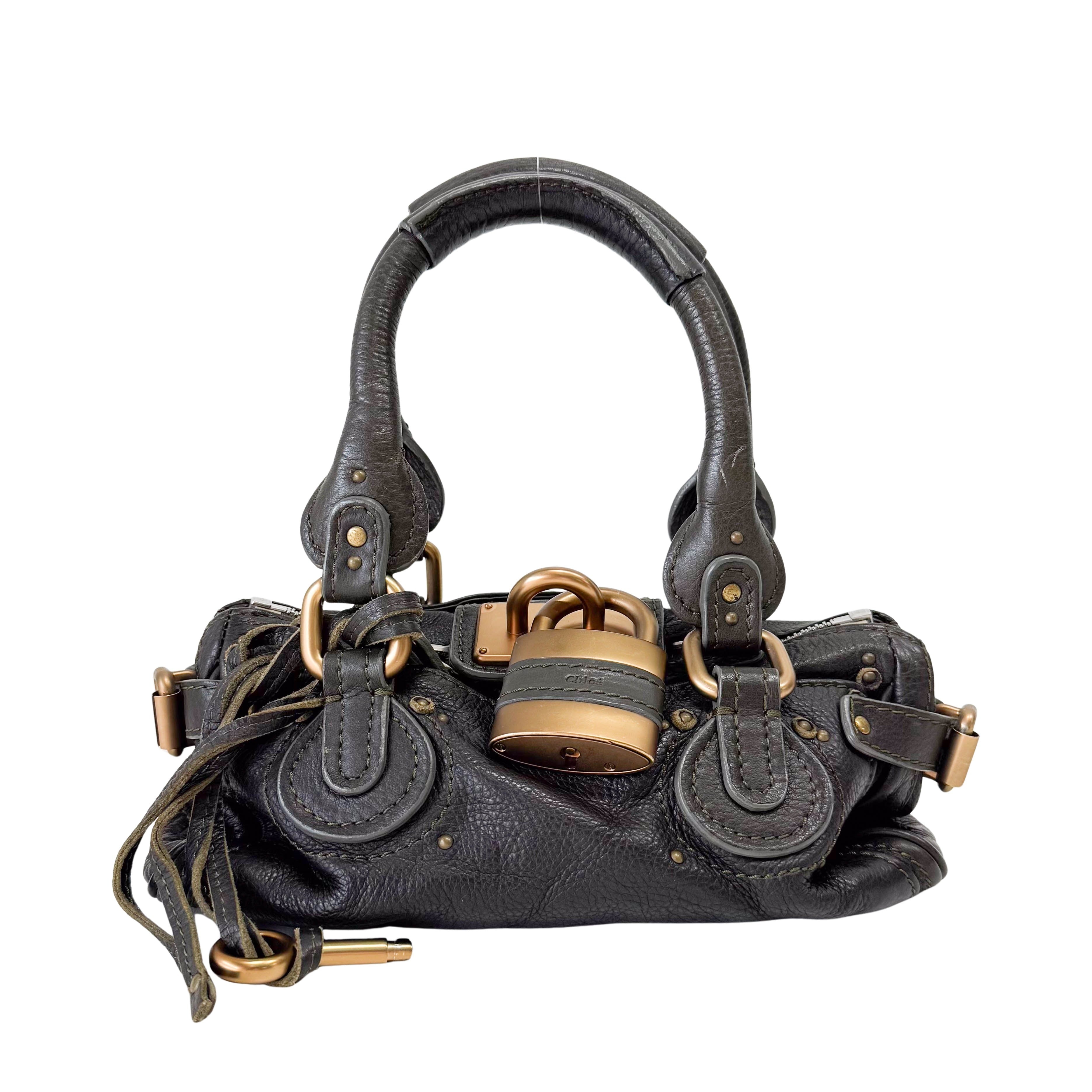 Khaki Green Mini Paddignton Bag