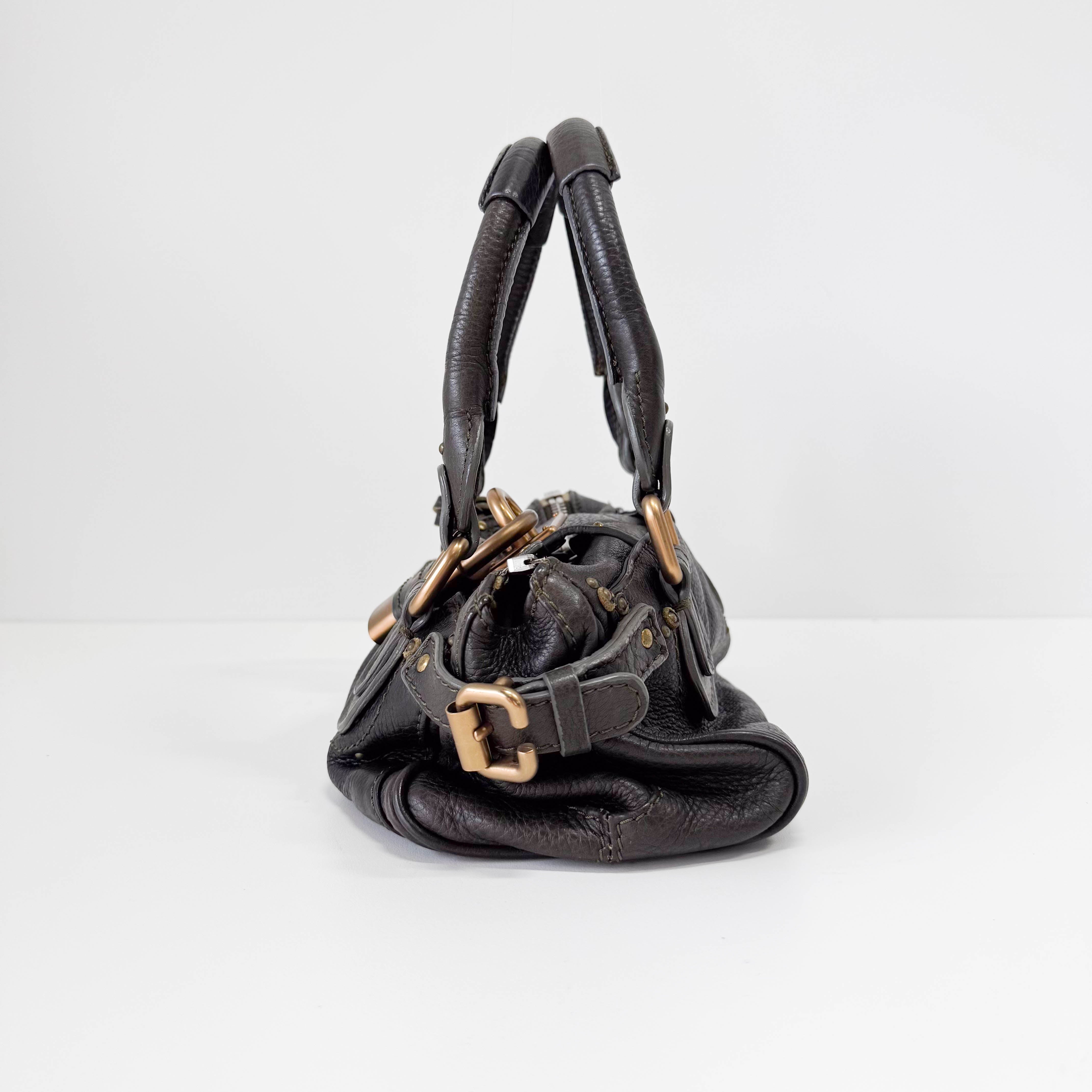 Khaki Green Mini Paddignton Bag