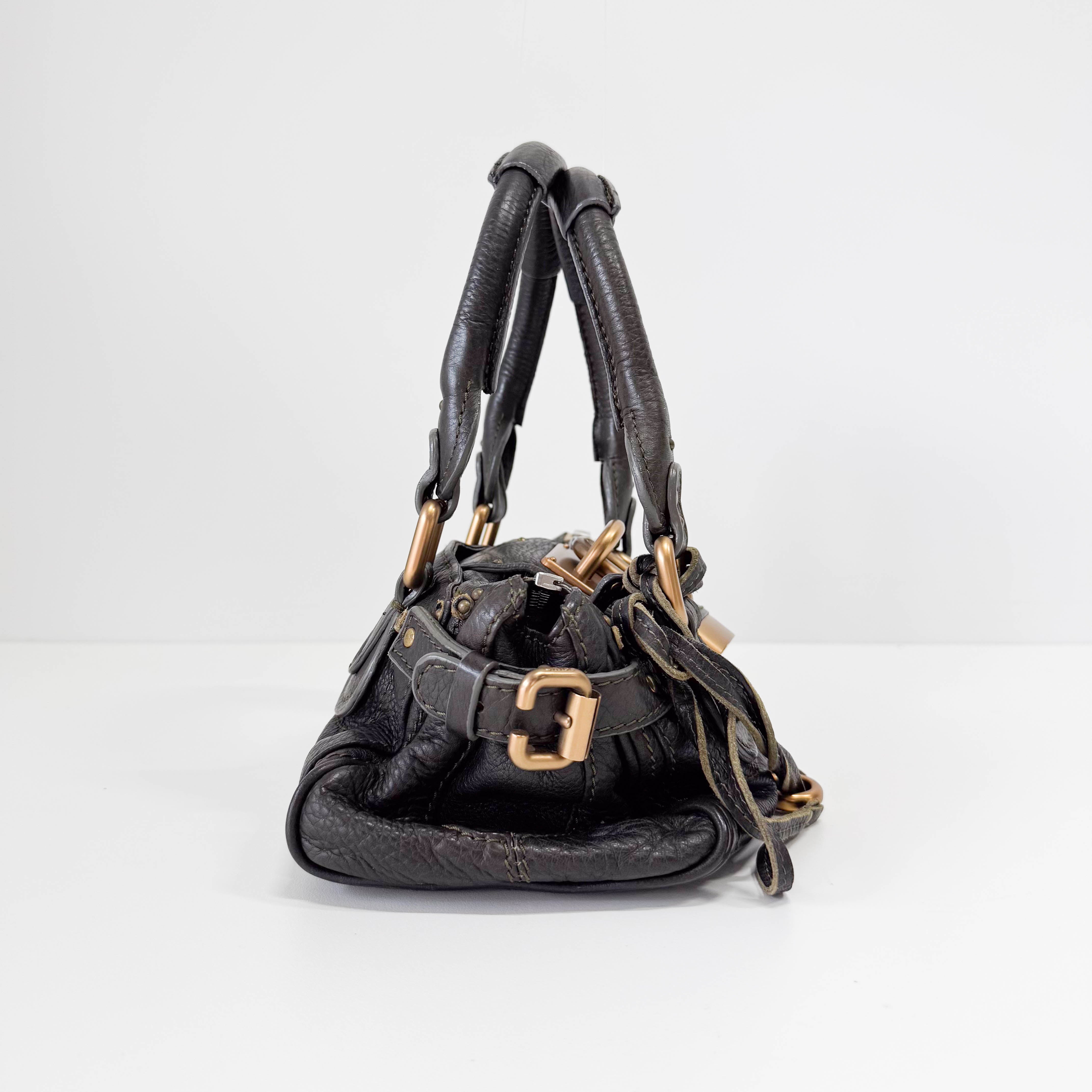 Khaki Green Mini Paddignton Bag