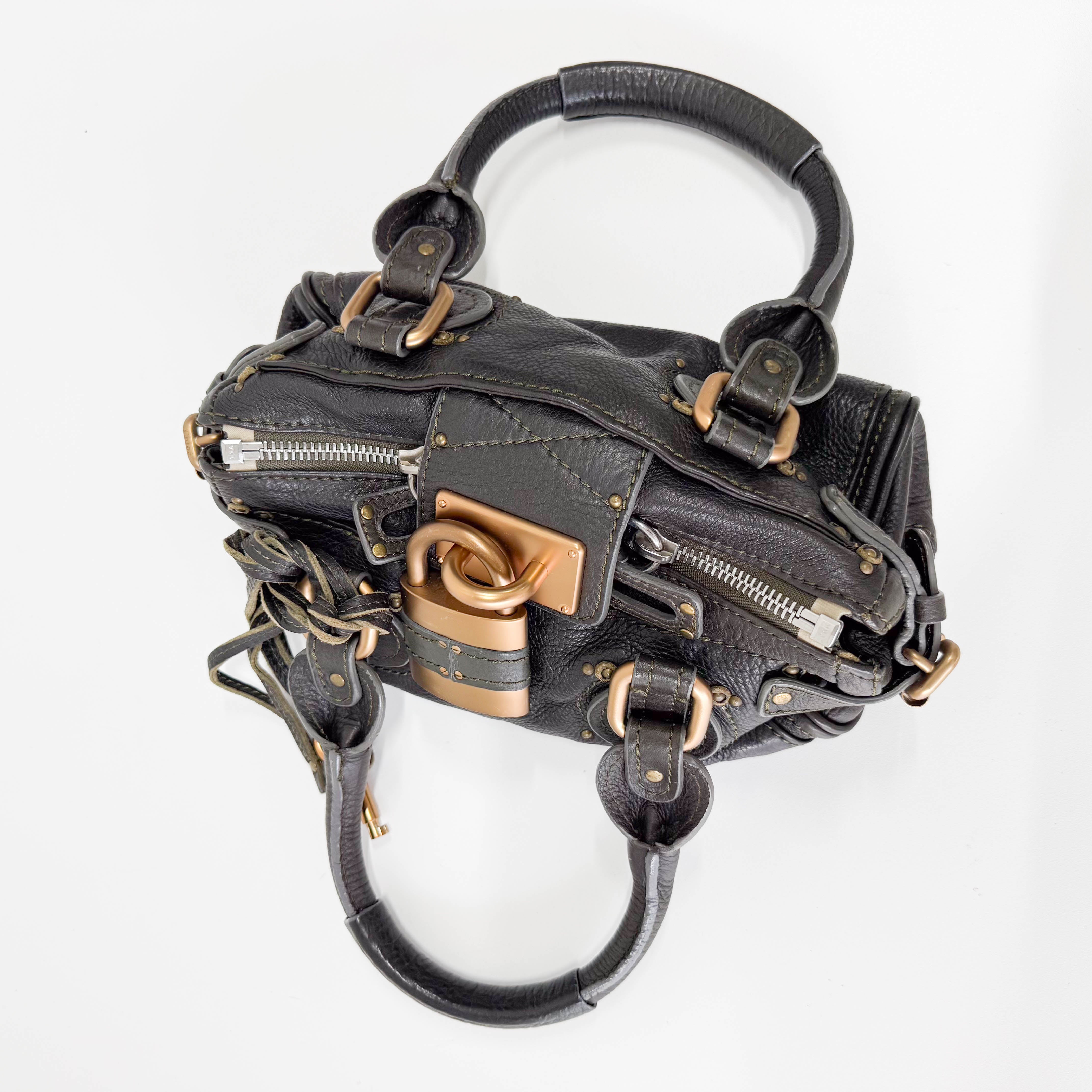 Khaki Green Mini Paddignton Bag