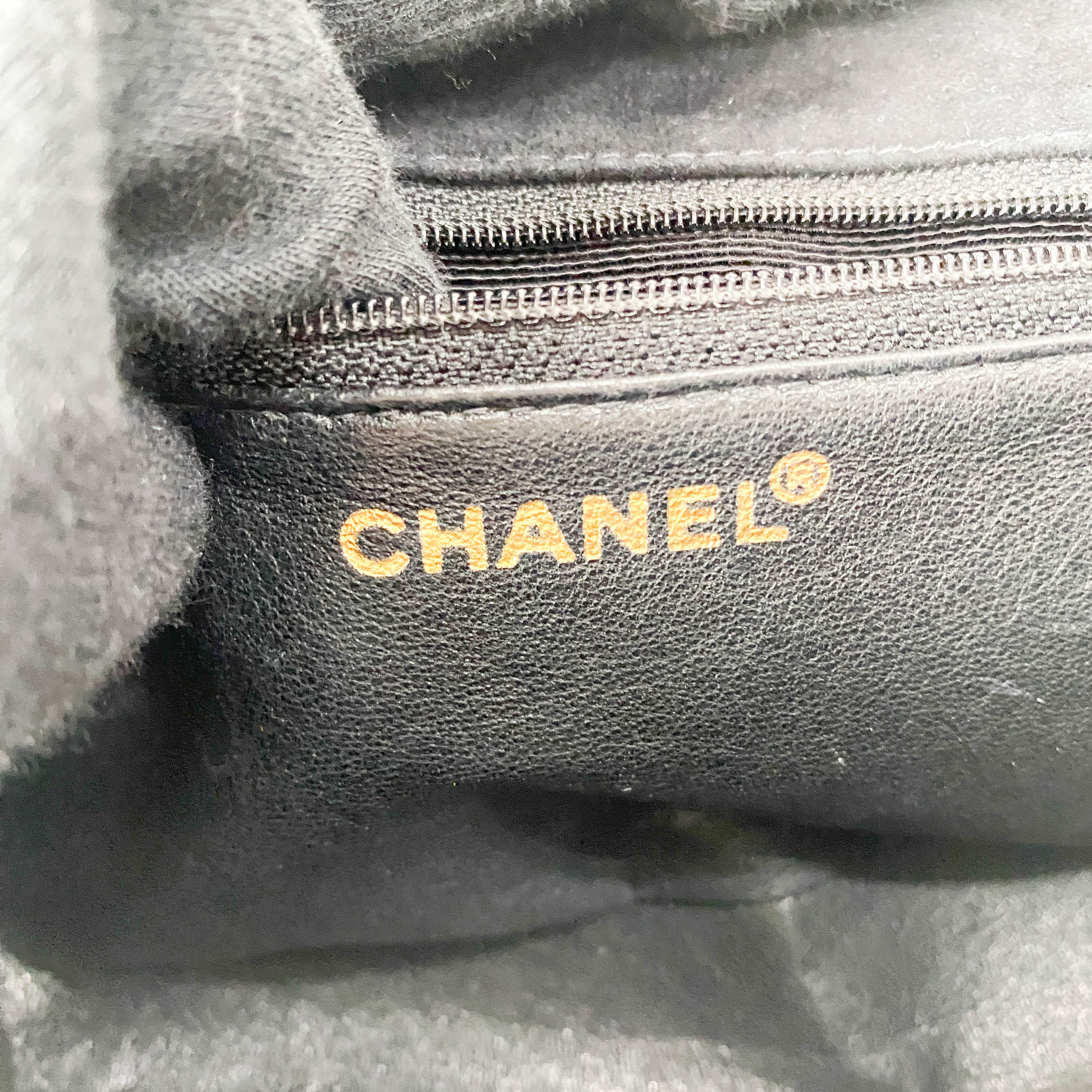 Matelassé Black Suede Crossbody Bag