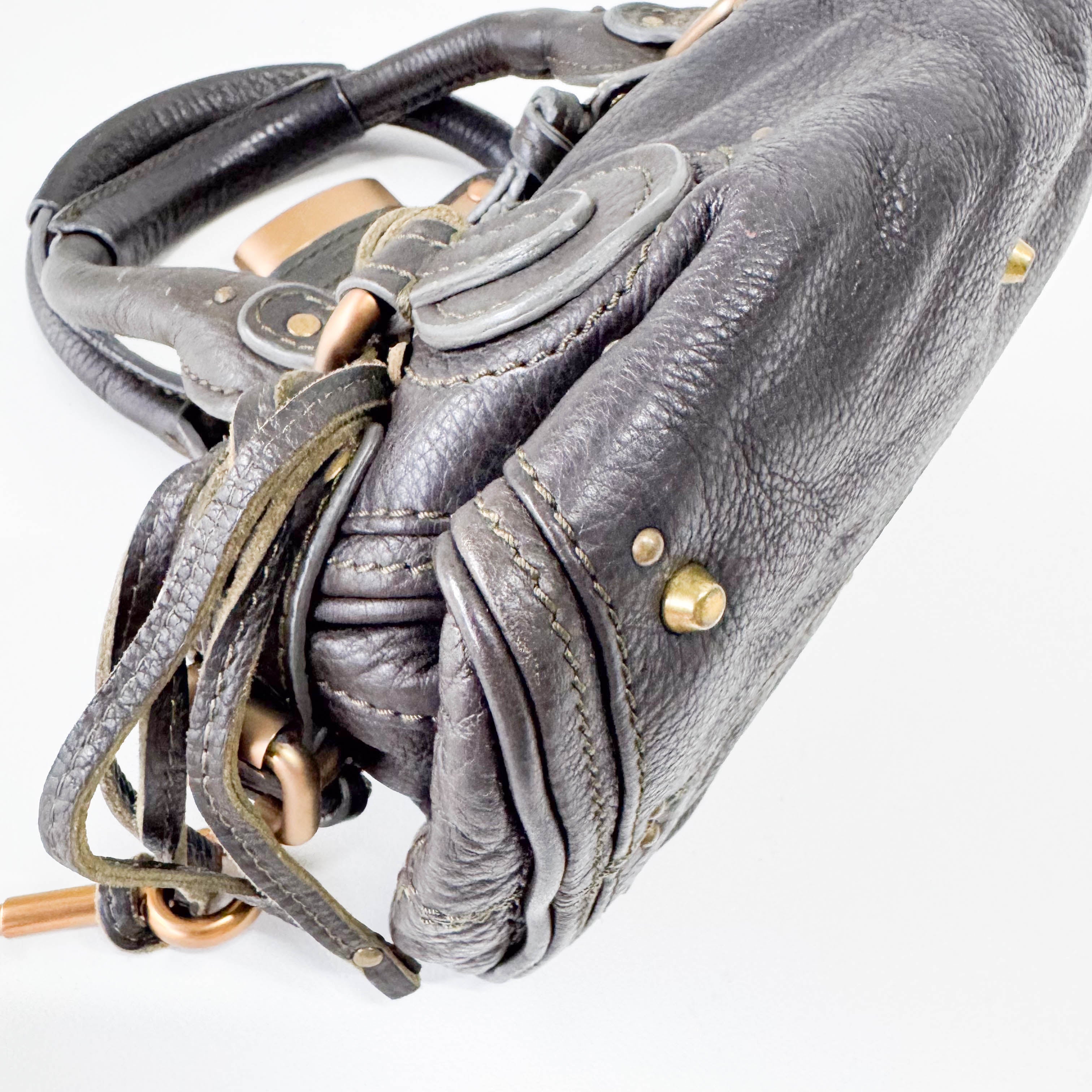 Khaki Green Mini Paddignton Bag