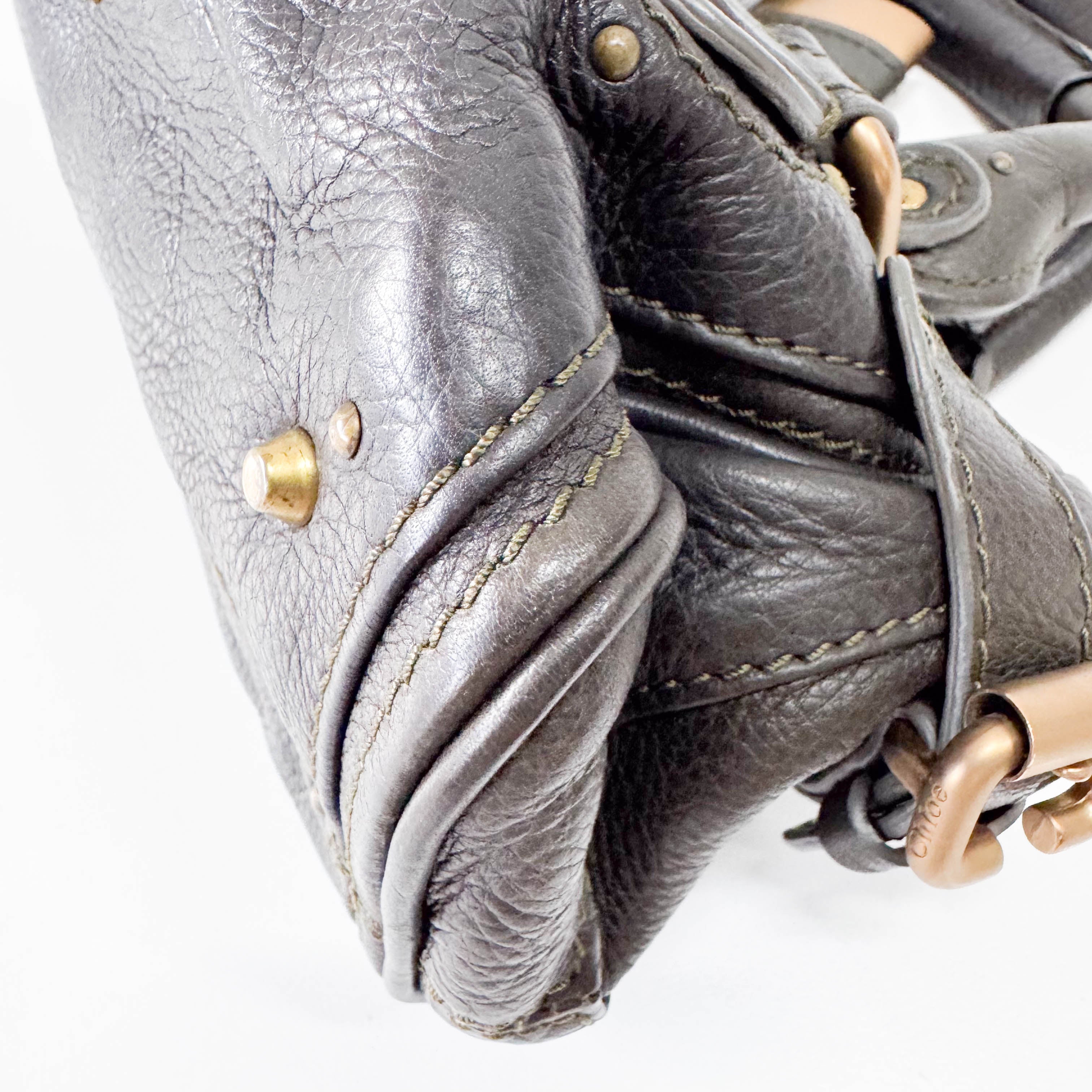 Khaki Green Mini Paddignton Bag