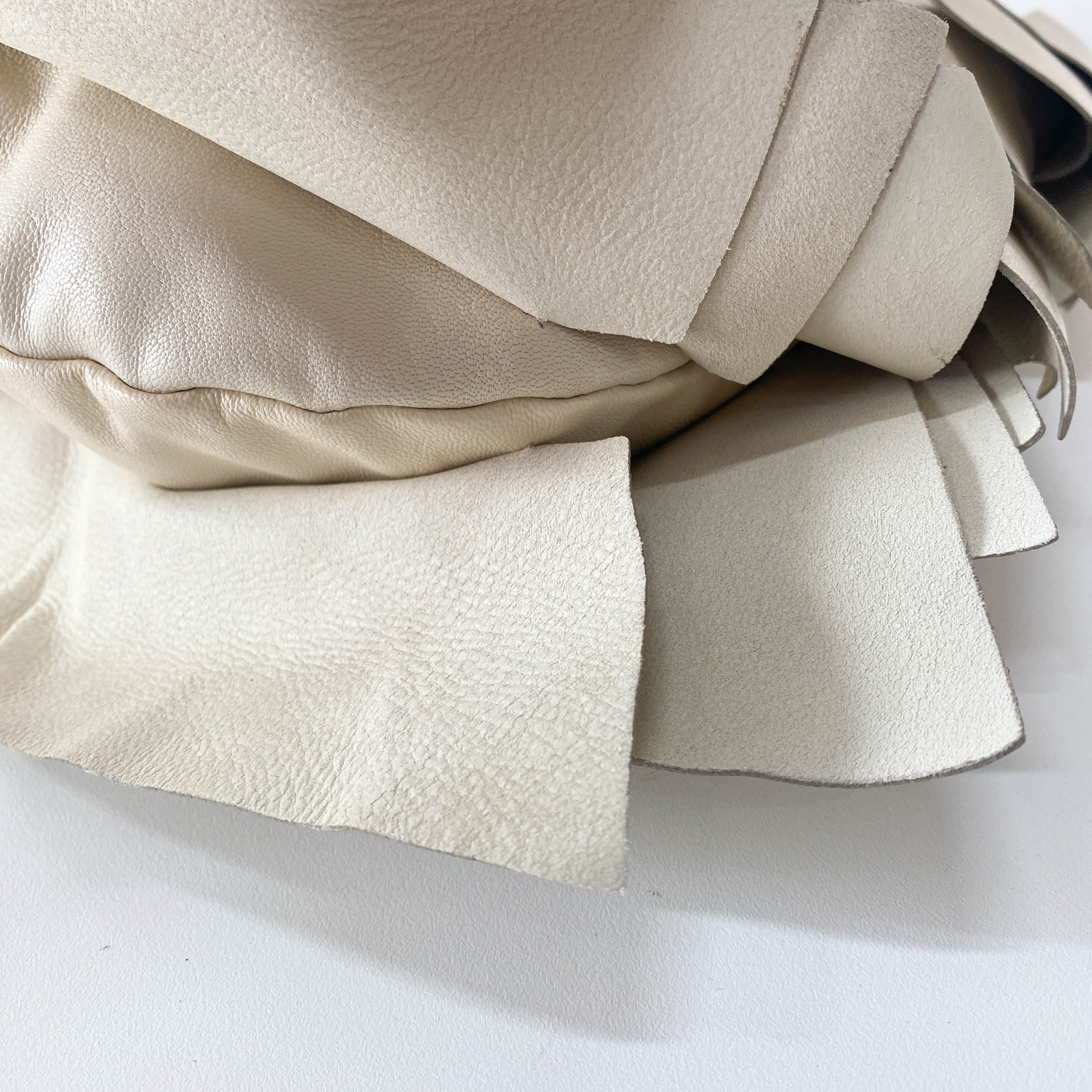 YSL Saint-Tropez Beige Leather Shoulder Bag