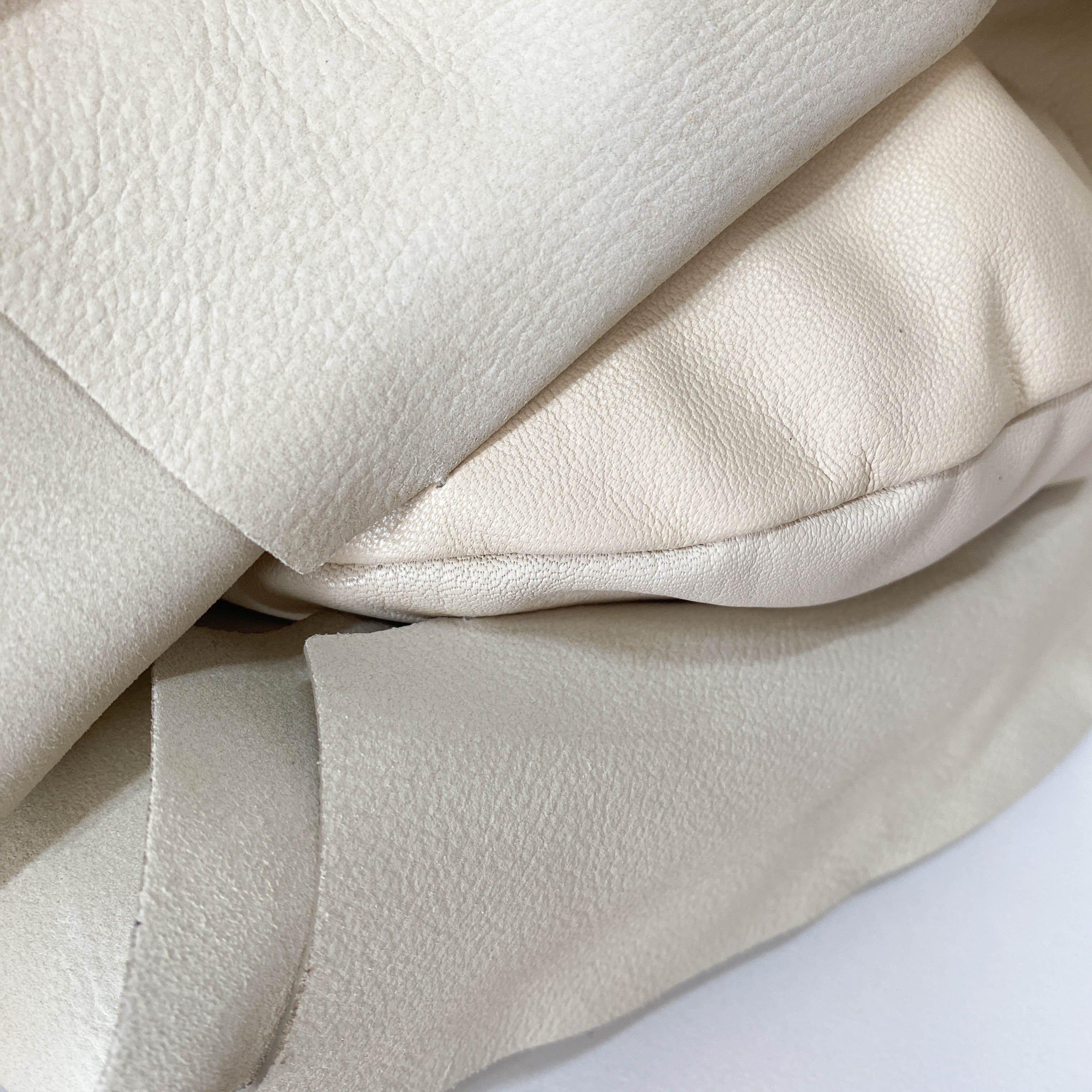 YSL Saint-Tropez Beige Leather Shoulder Bag