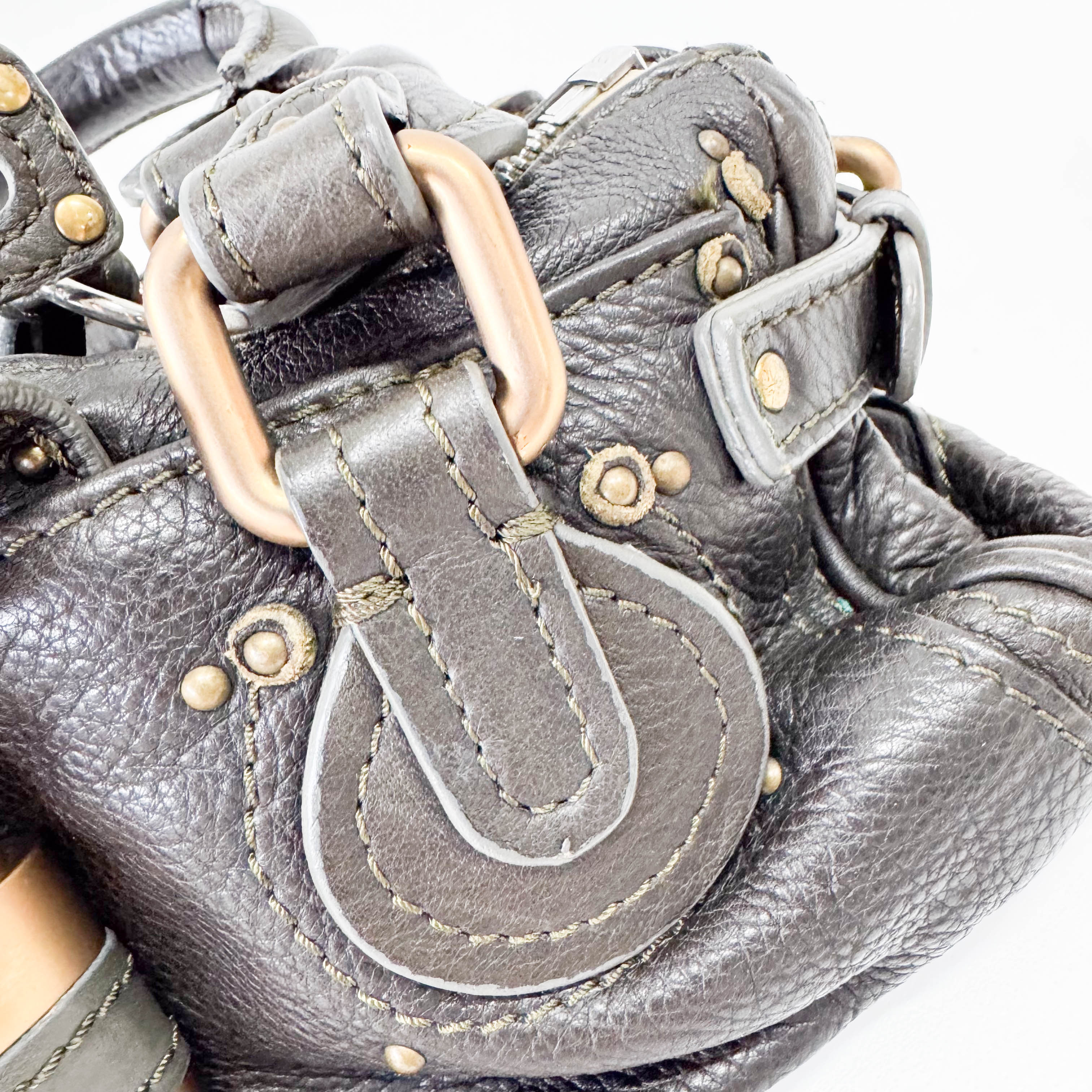 Khaki Green Mini Paddignton Bag