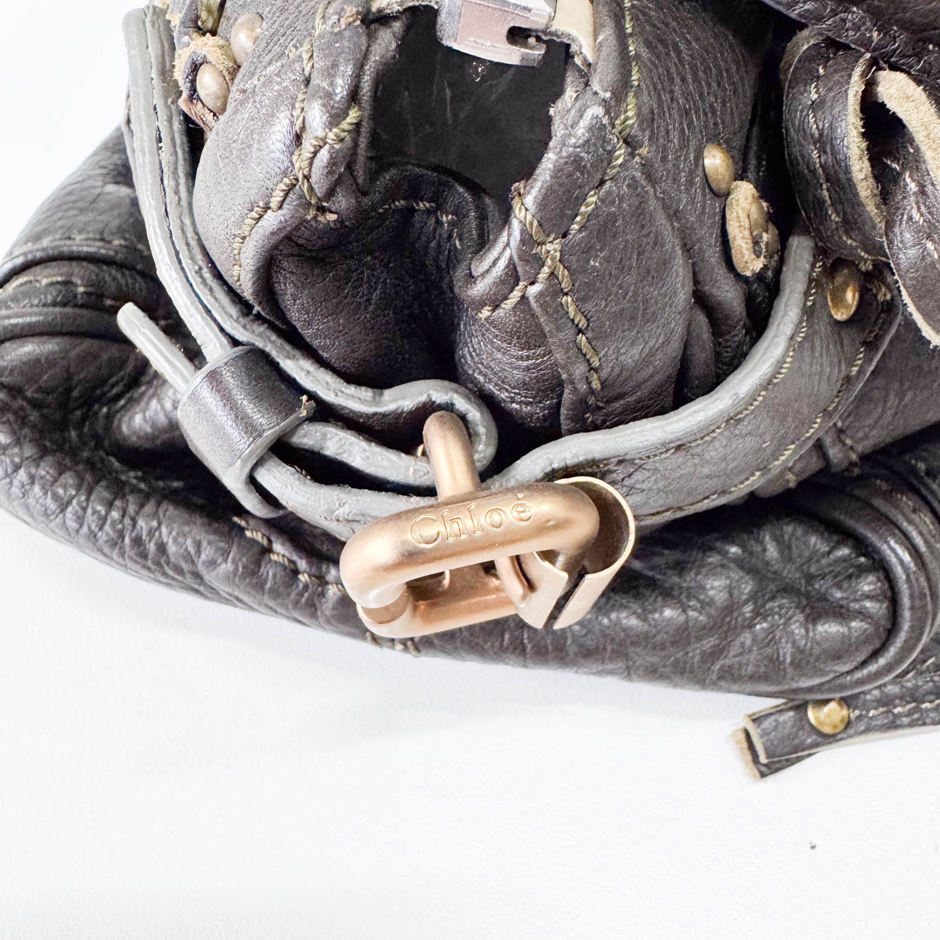 Khaki Green Mini Paddignton Bag