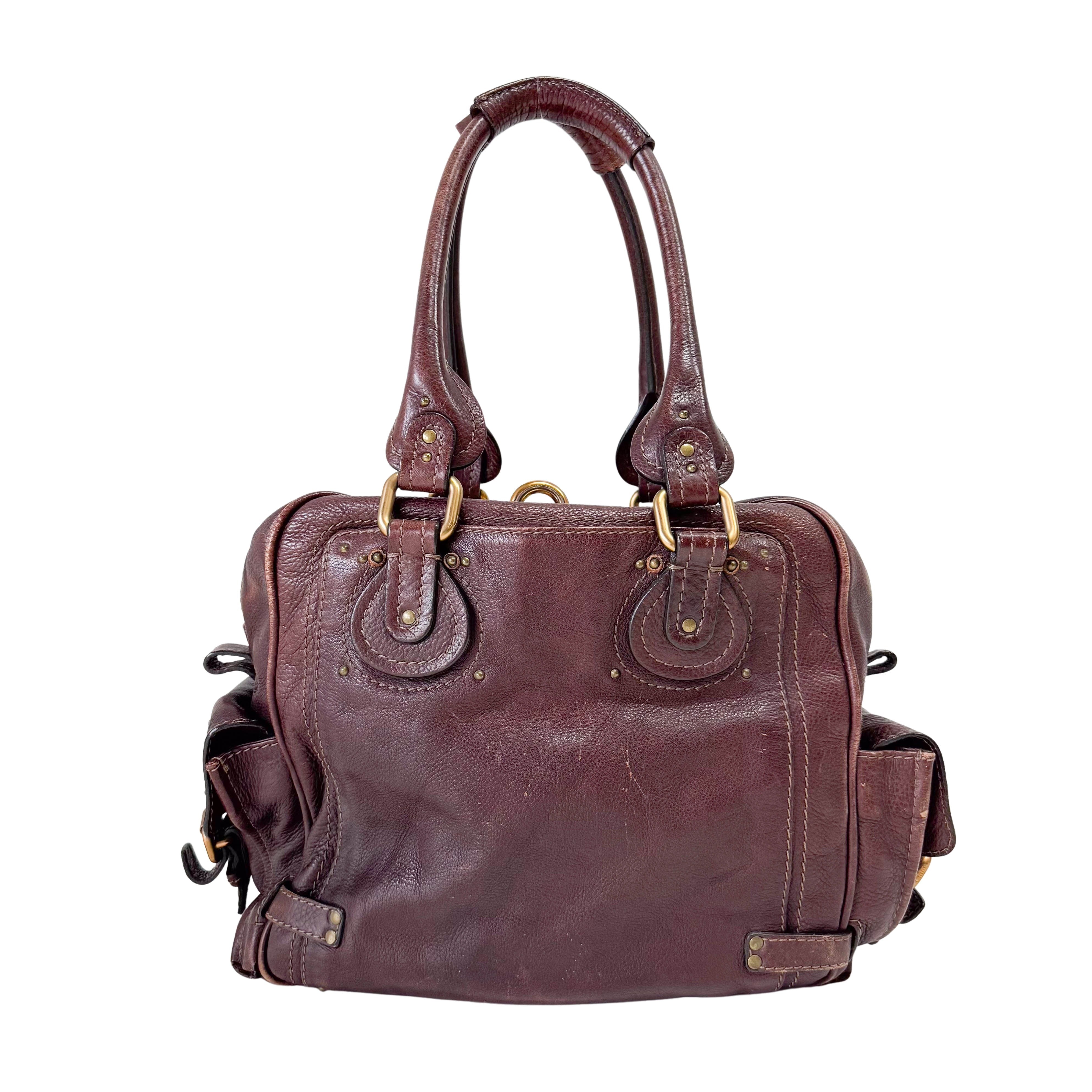Brown Leather X Large Paddington Tote Bag