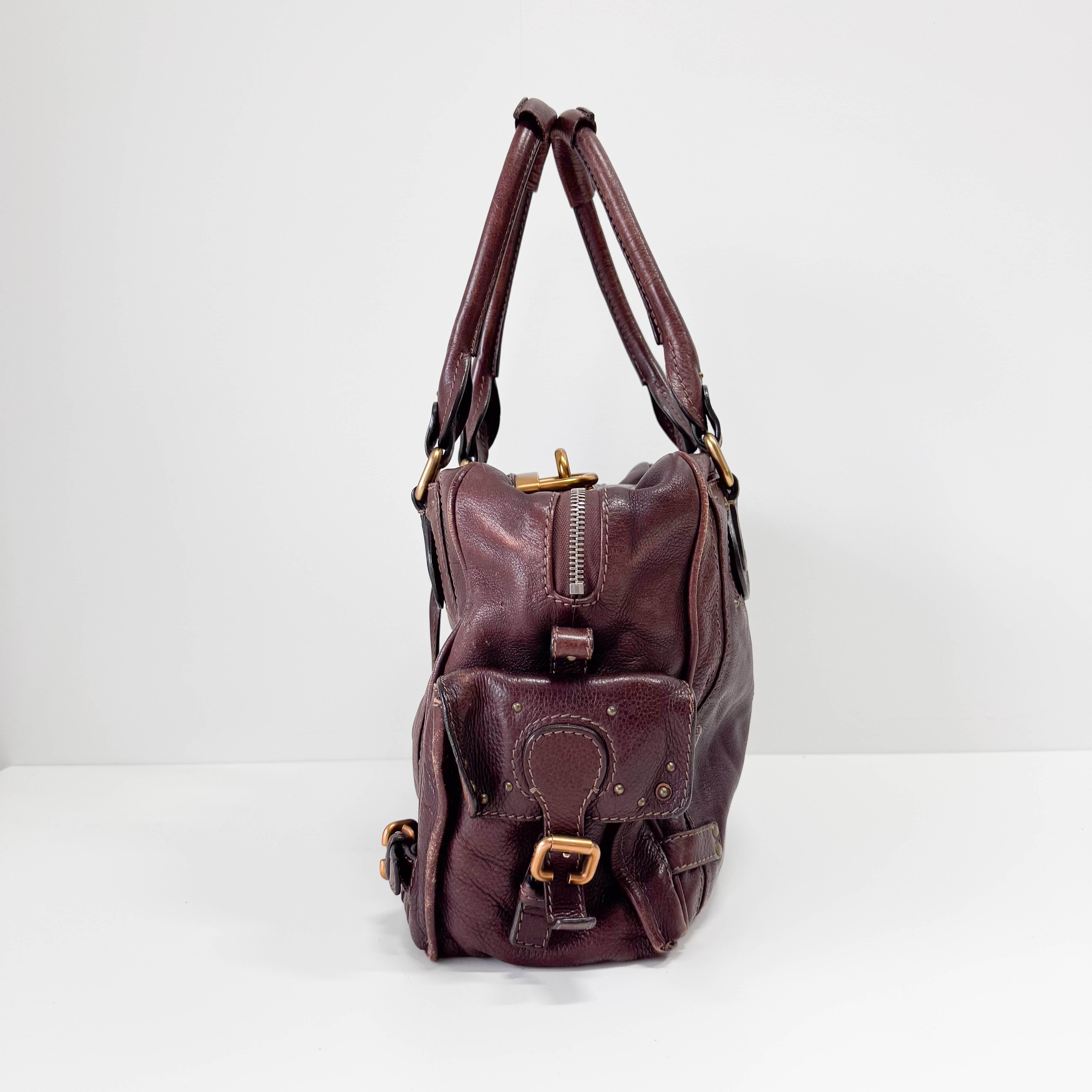 Brown Leather X Large Paddington Tote Bag