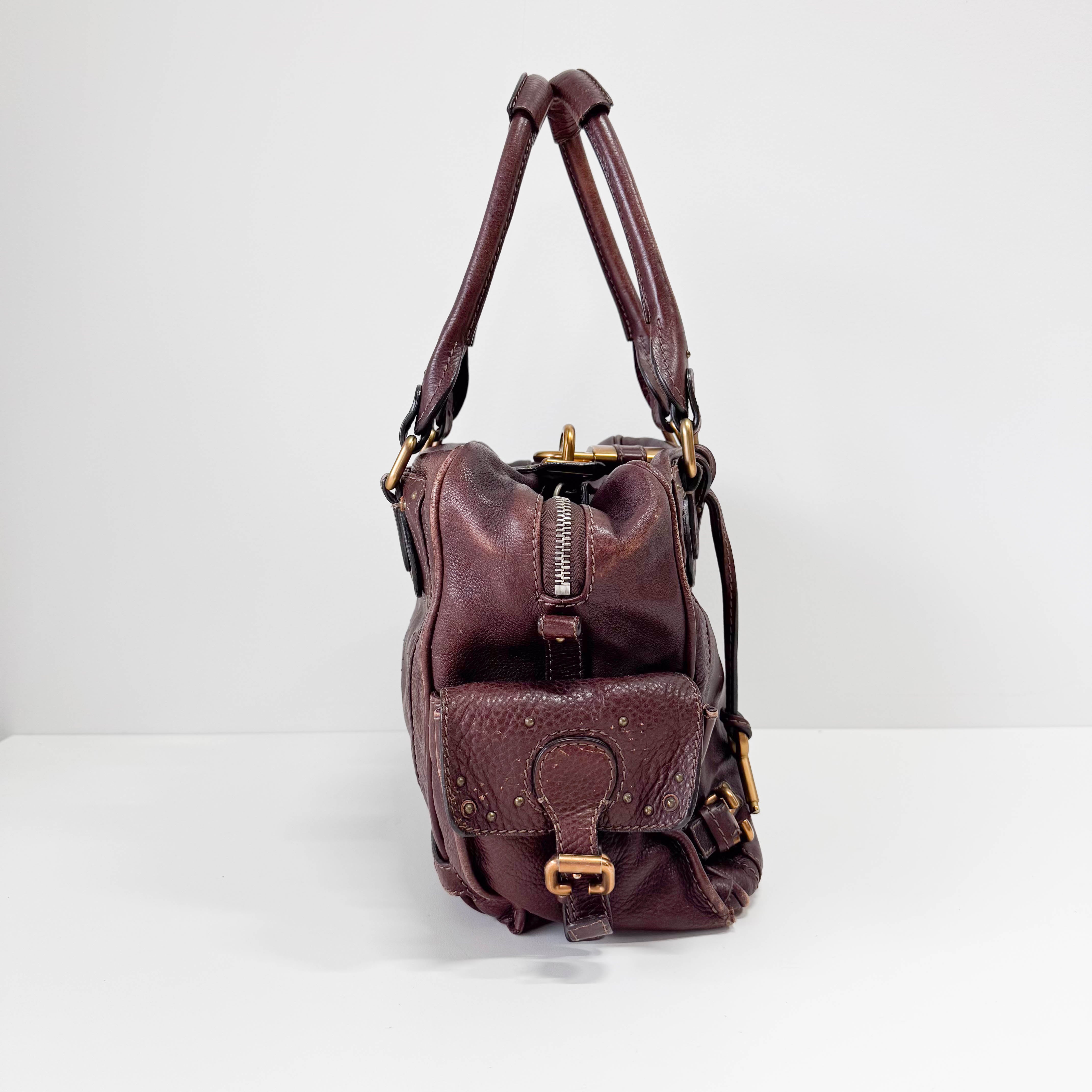 Brown Leather X Large Paddington Tote Bag