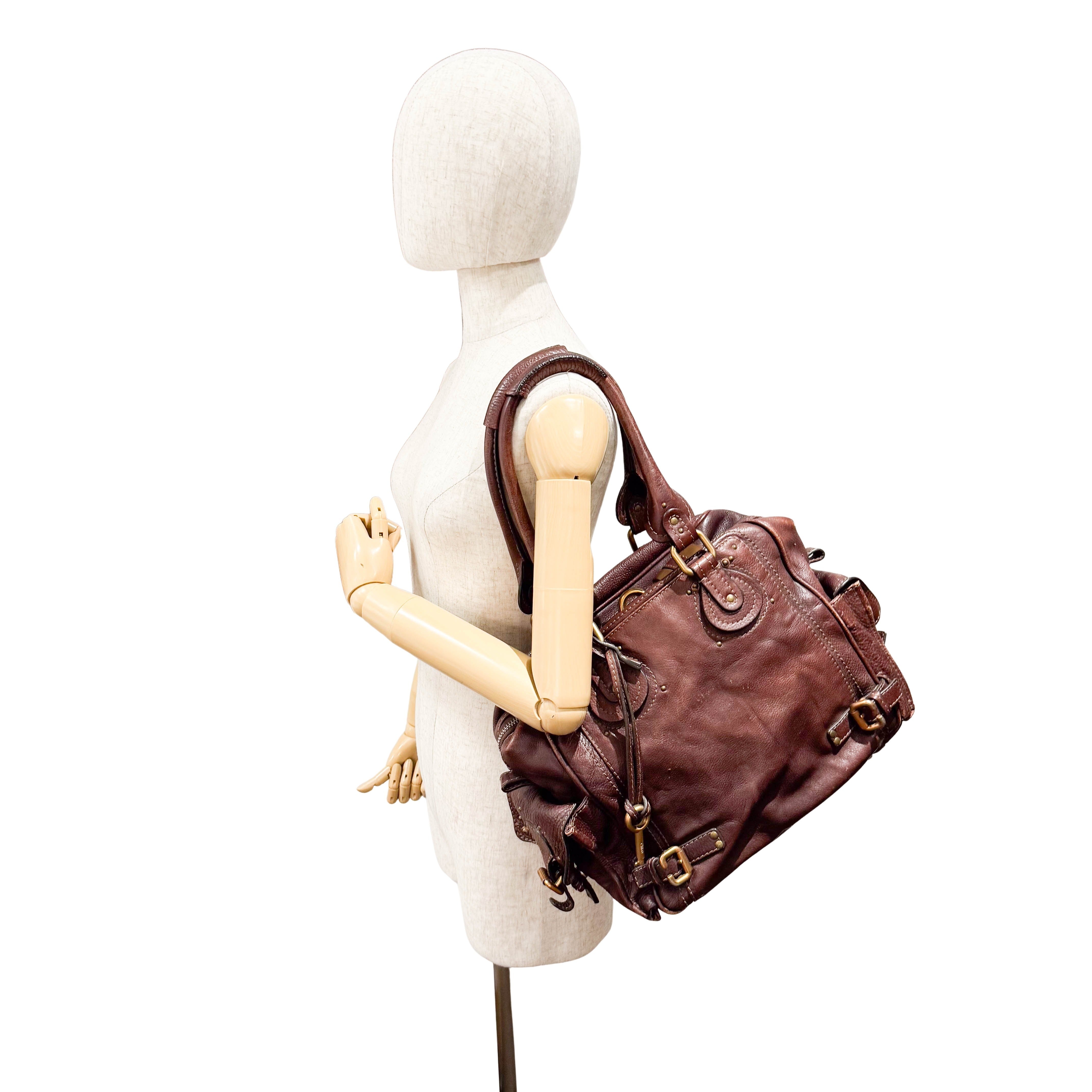 Brown Leather X Large Paddington Tote Bag