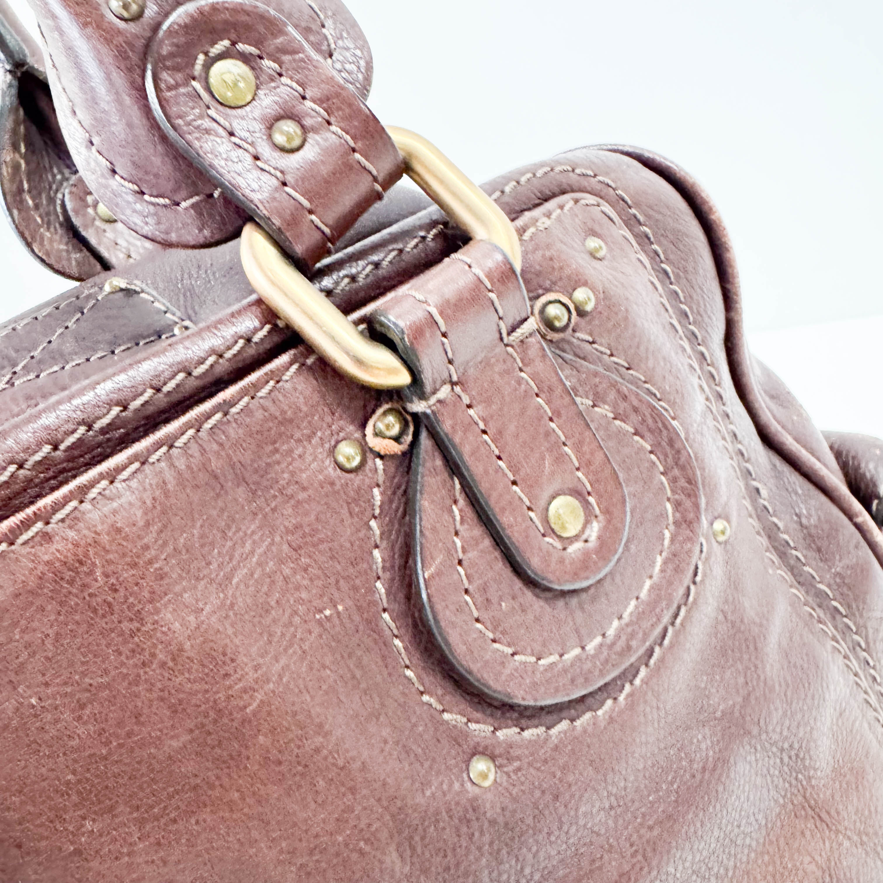 Brown Leather X Large Paddington Tote Bag