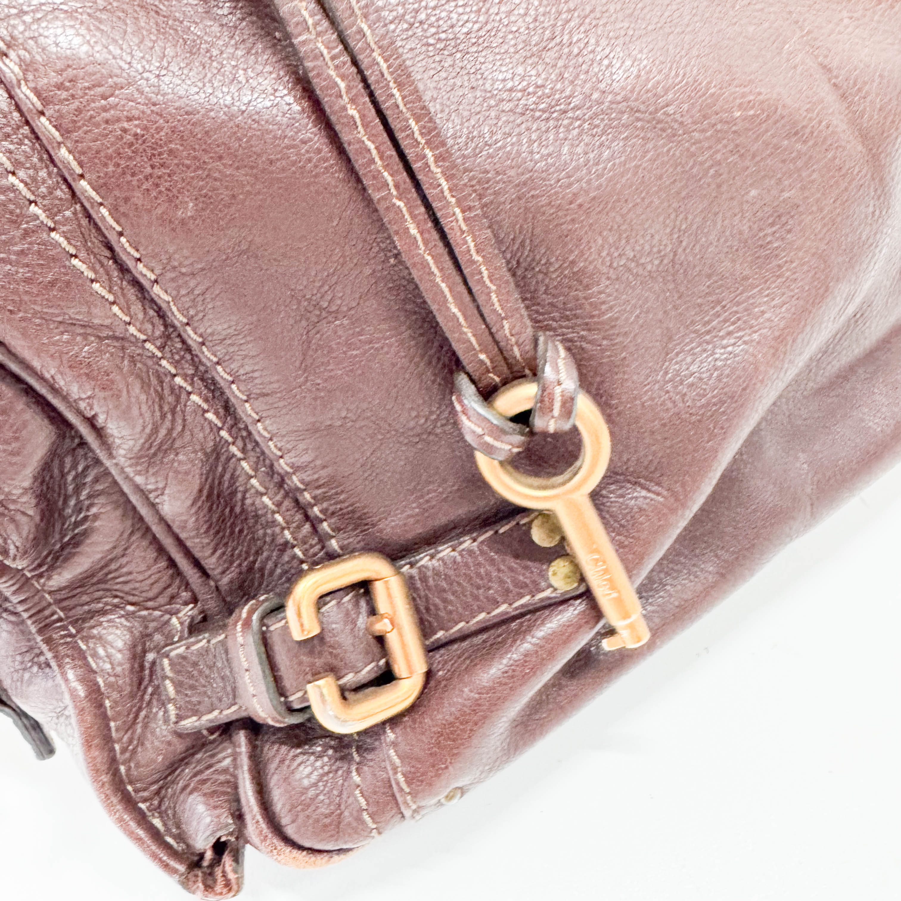 Brown Leather X Large Paddington Tote Bag