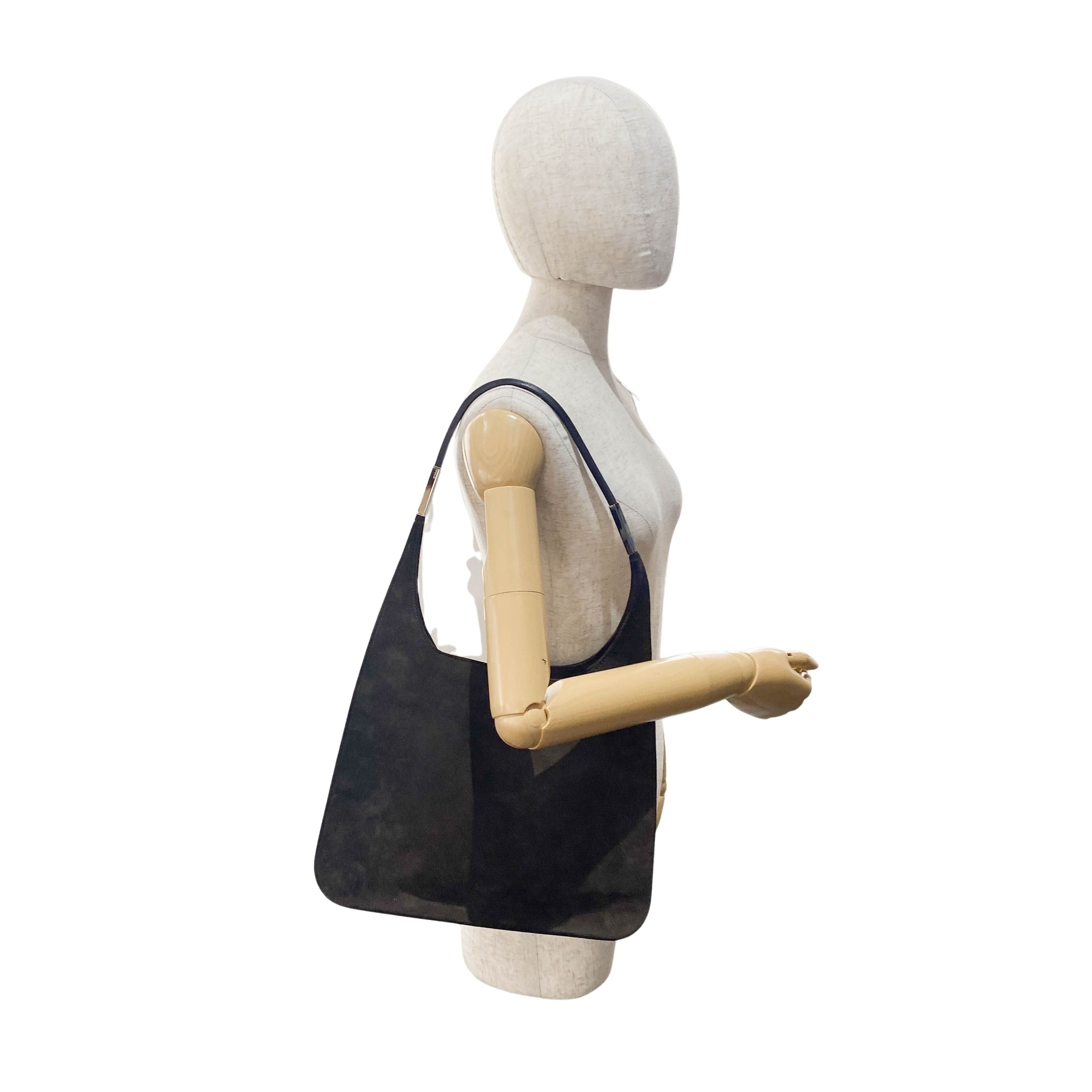 Brown Suede Shoulder Bag