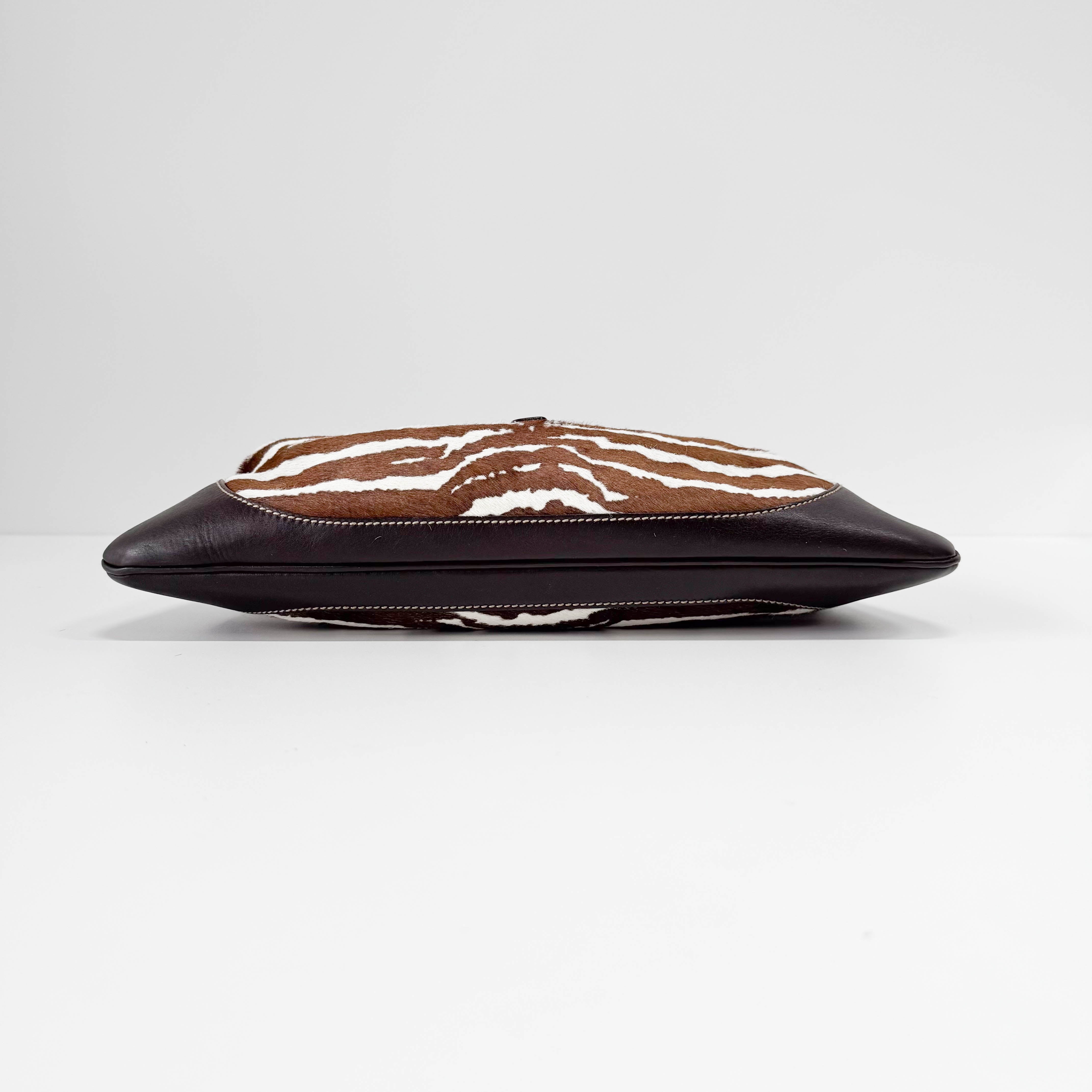 Animal Print Pony Hair Jackie Bag