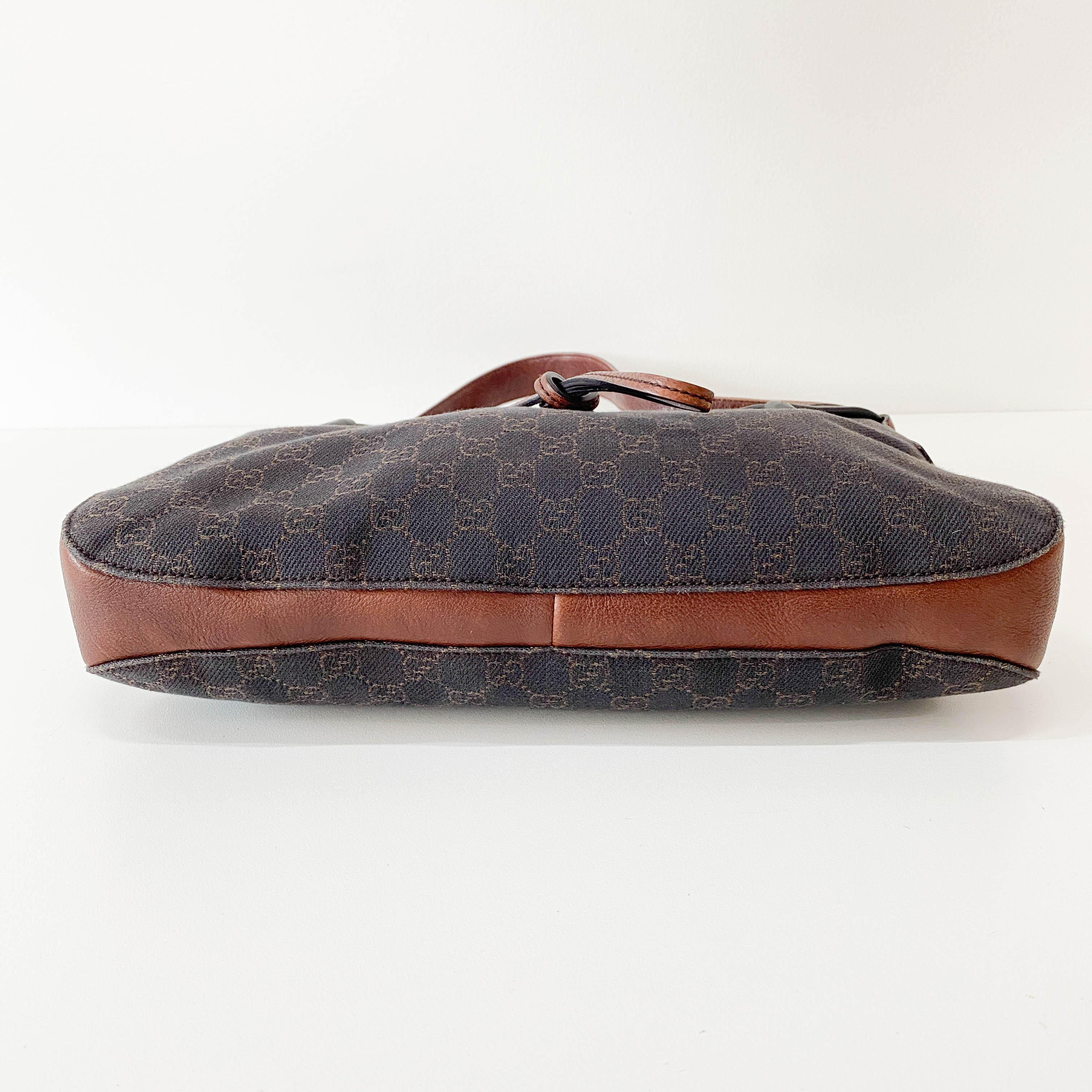 Horsebit Navy GG Canvas Bag