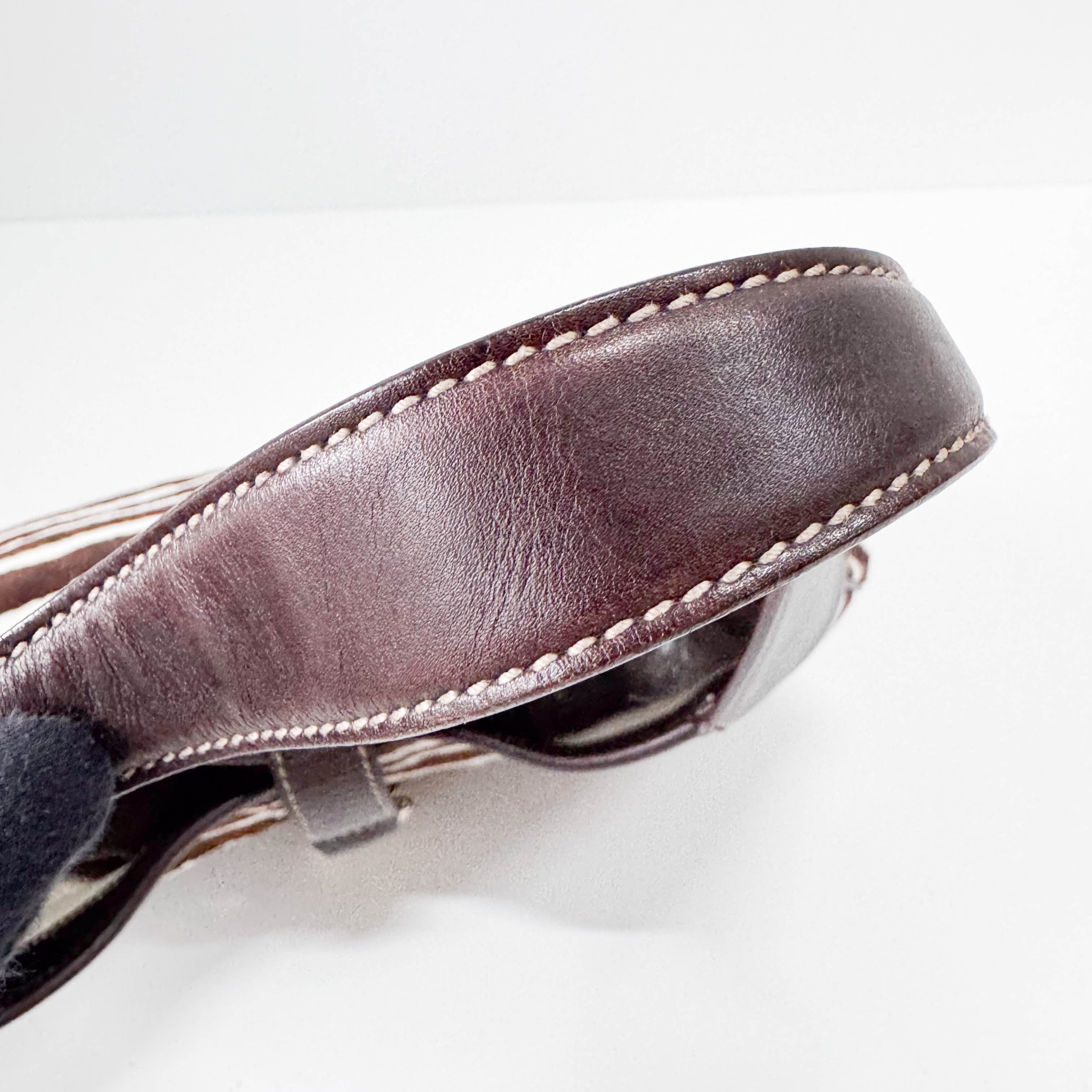 Animal Print Pony Hair Jackie Bag