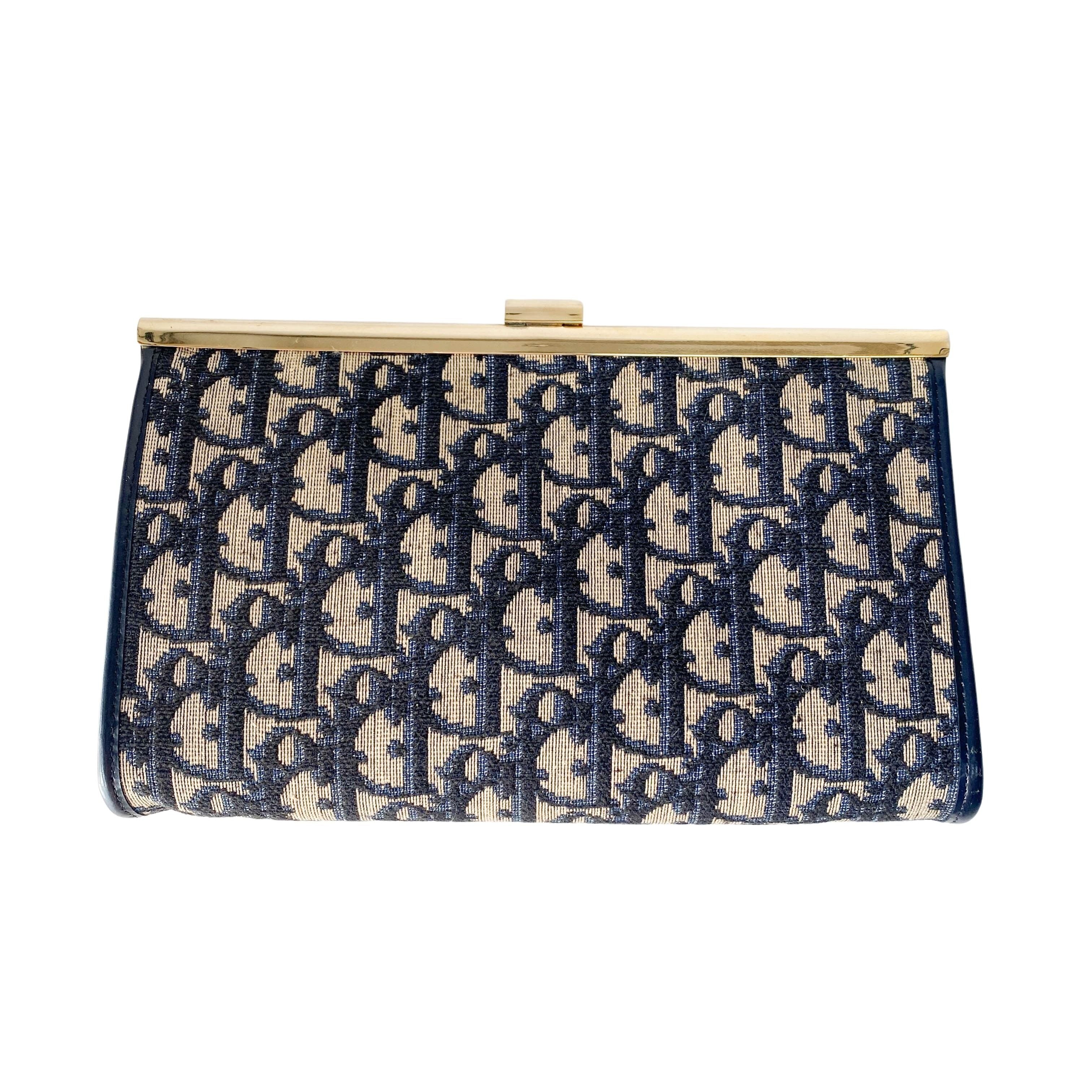 Trotter Yellow Jacquard Clutch Bag